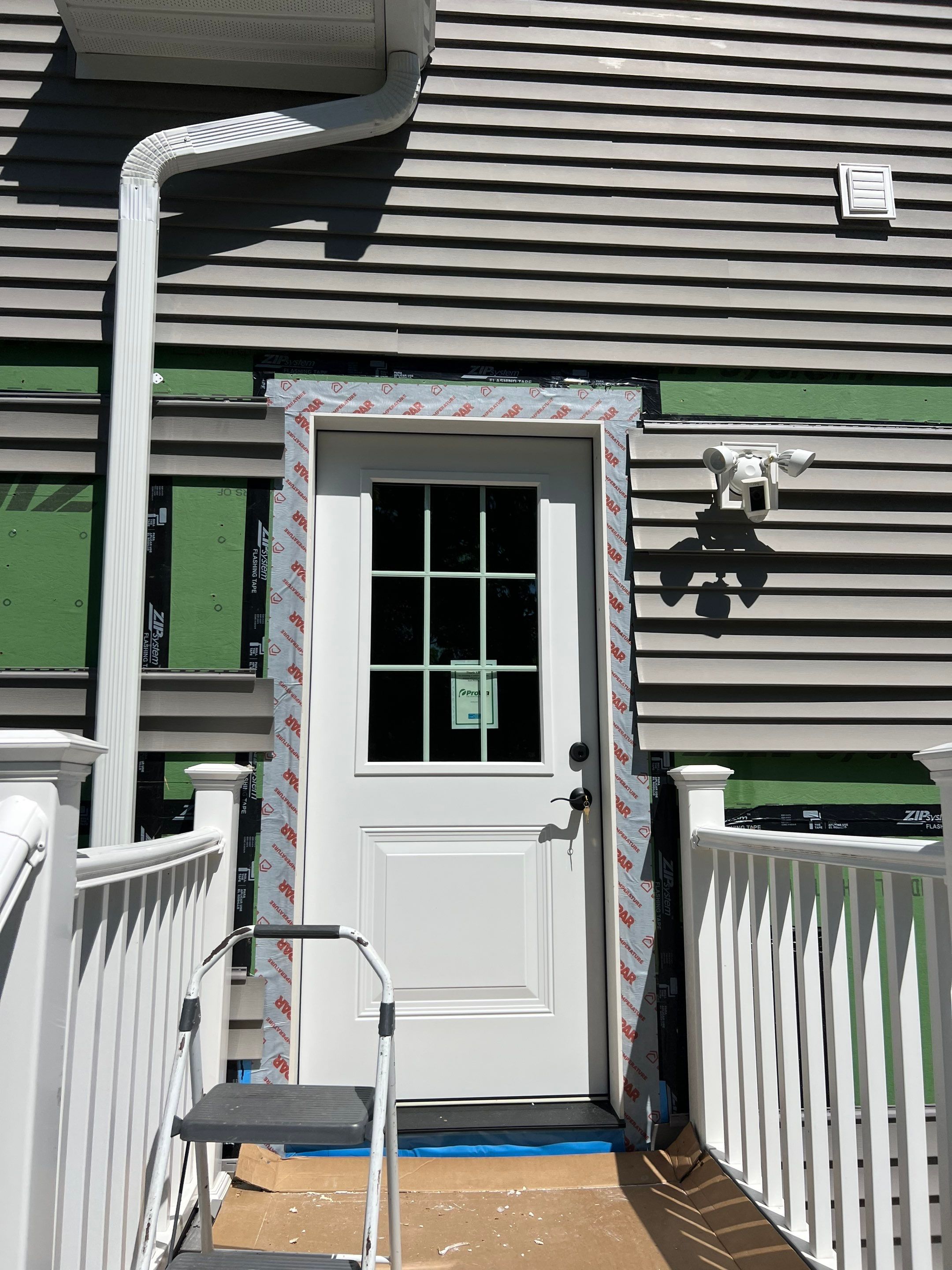 Entry and patio door Transformation  by DiGiorgi Roofing and Siding Inc