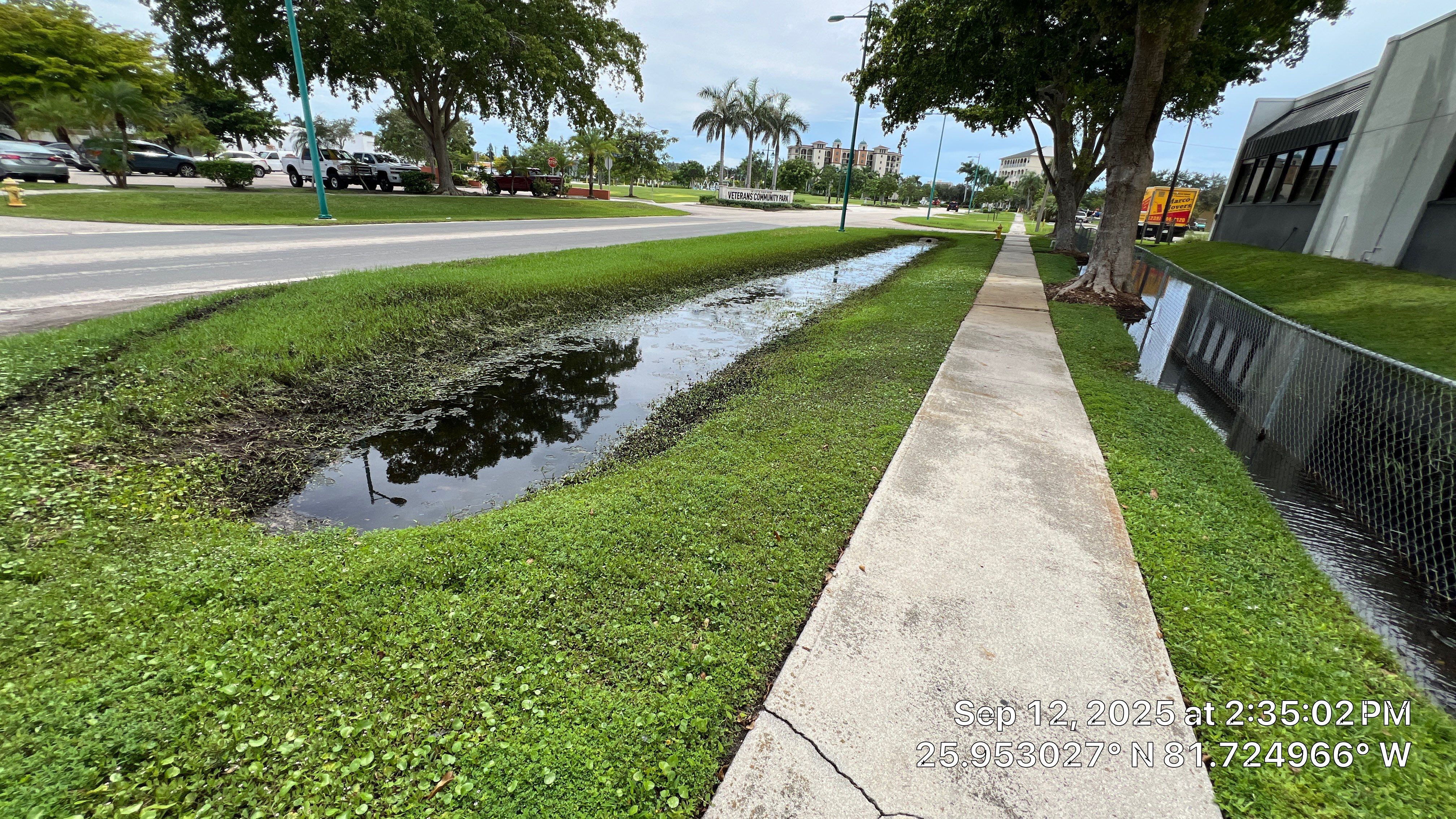 Culvert Cleaning at Bank of America on Marco by Don Mar, Inc. Storm Water Solutions