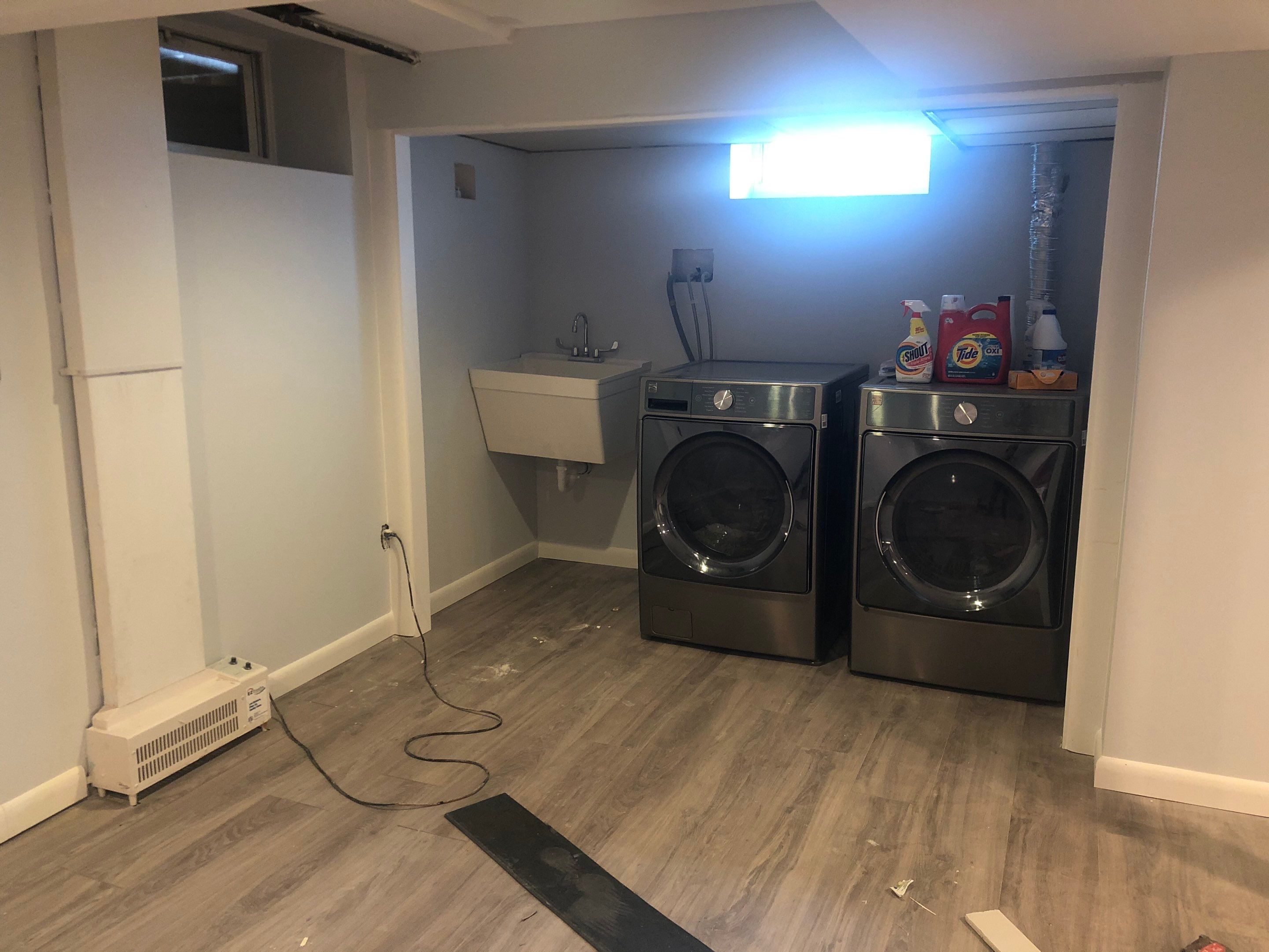 Basement Remodel using Drywall by Home Concepts Construction