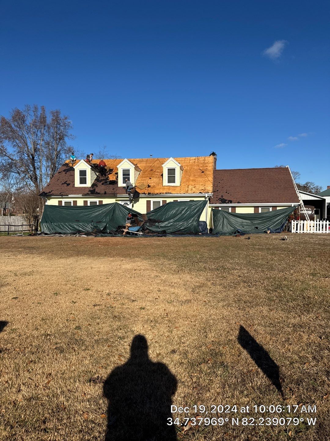 Architectural Shingle Roof Replacement and Chimney Flashing in Simpsonville by Roofers LLC