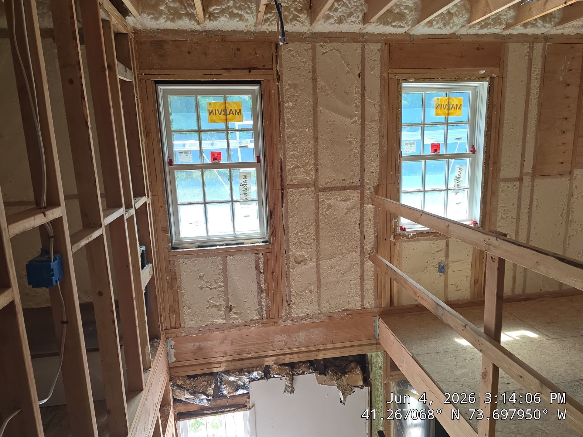 Attic, Walls and Rim Joist Insulated with Spray Foam by NYS Foam & Energy