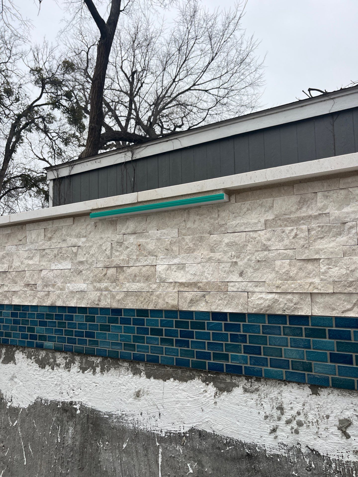 Lakefront Geometric Pool with Tanning Ledge by Pinnacle Pools and Spas - DFW