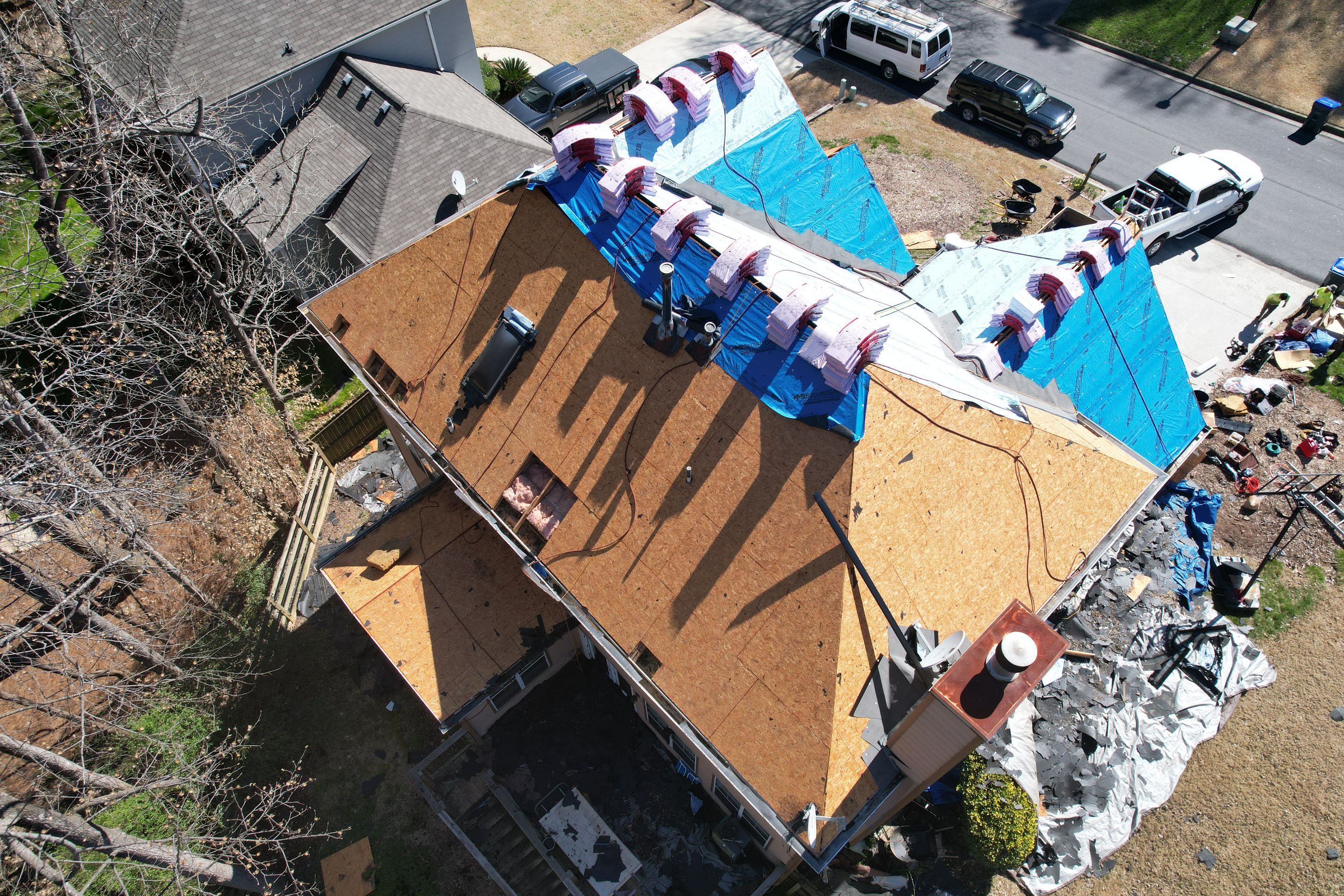 Residential Roofing Installation using Owens Corning by Inspector Roofing and Restoration