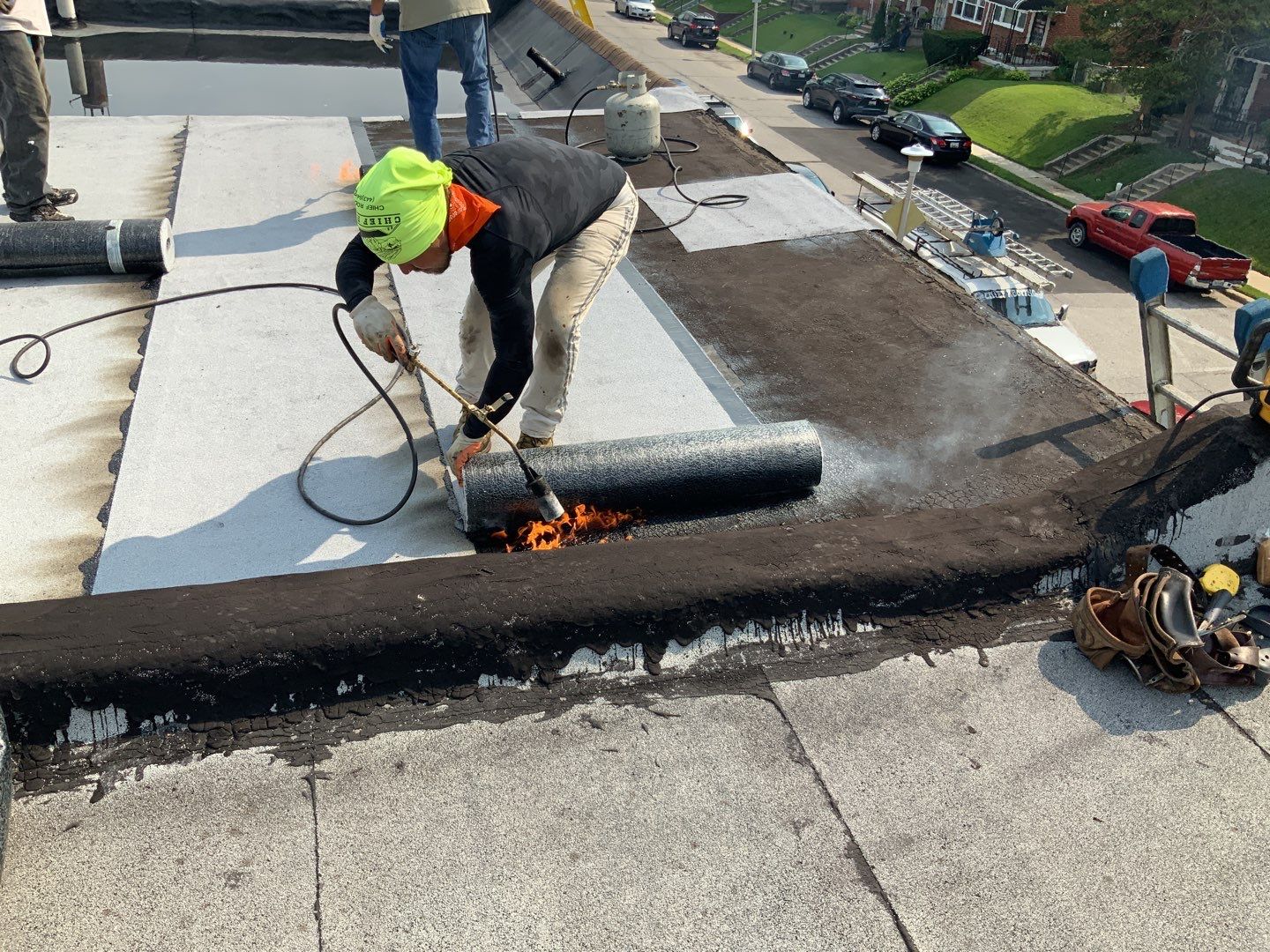 Residential Roofing Installation by Alpha Design Services