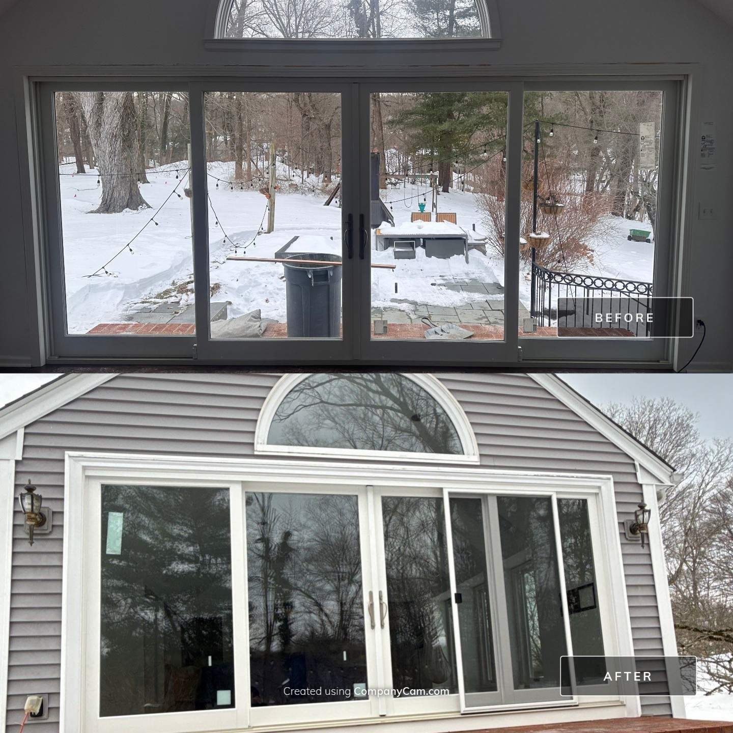 Sliding Door & Window Upgrade with Expanded Natural Light by DiGiorgi Roofing and Siding Inc