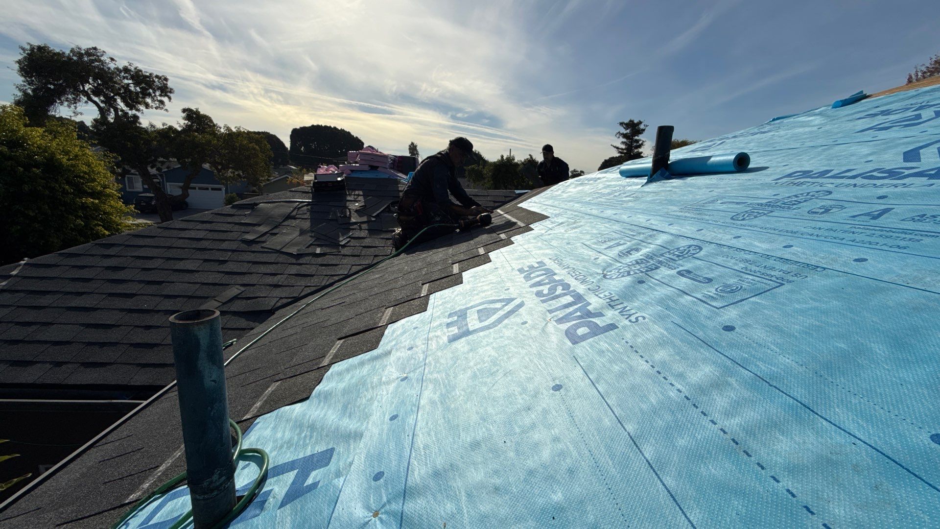 Residential Roofing Installation using Owens Corning Duration Cool Shingles by Hull Brothers Roofing