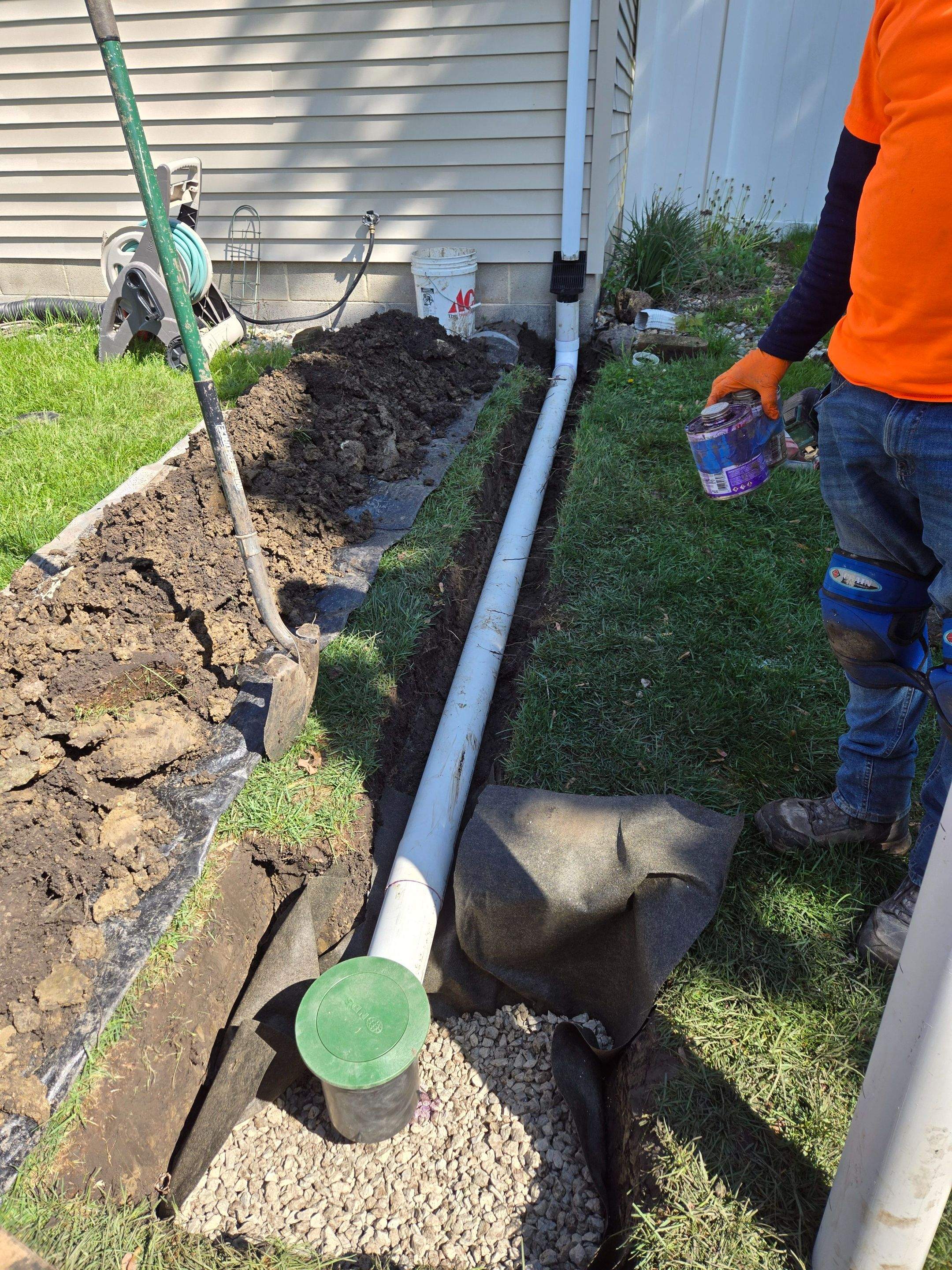Downspout Discharge and Versatile Water Movement System by Allied Water Services