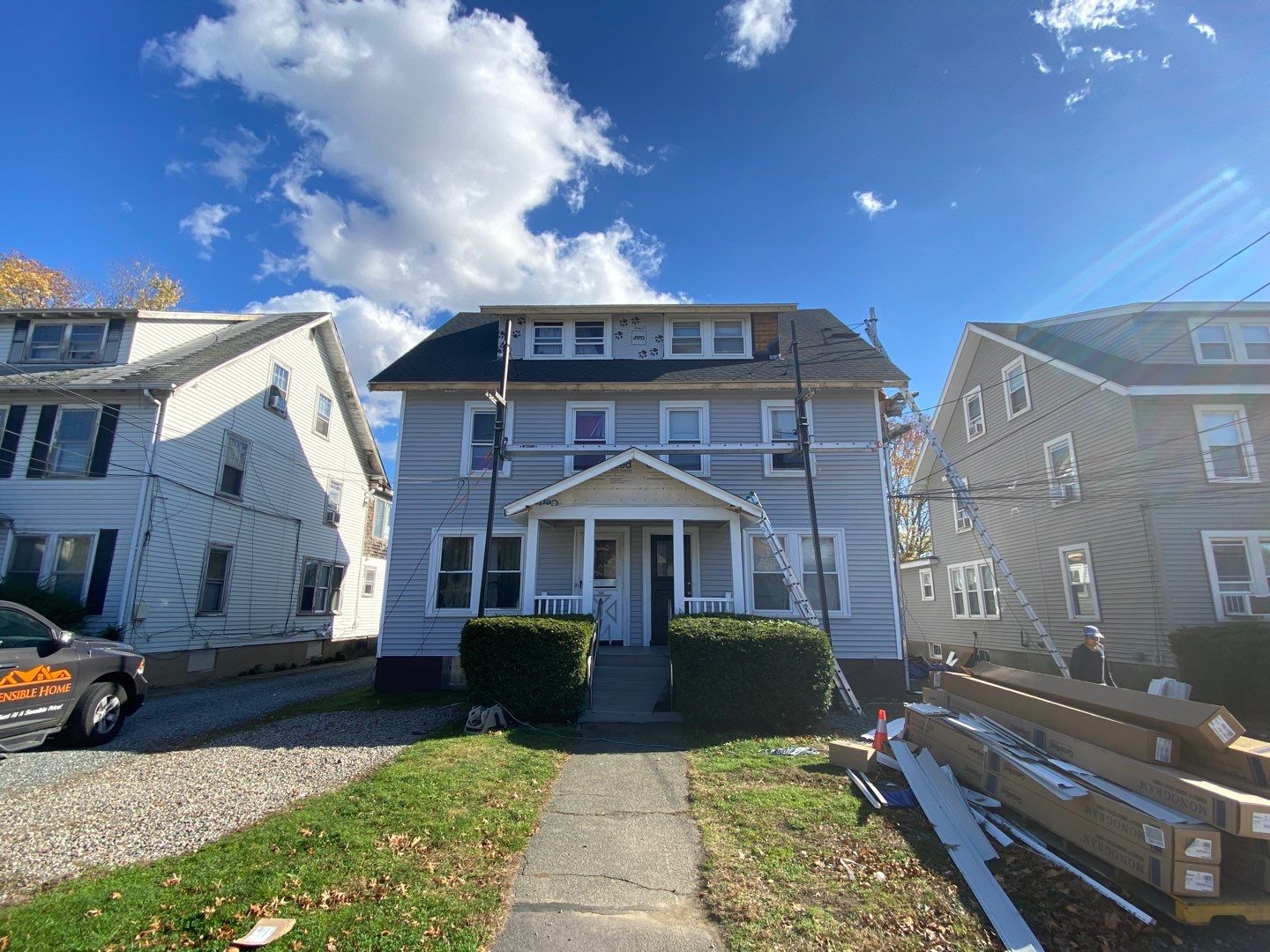 Residential Roofing Installation using GAF Timberline HDZ by Sensible Home Solutions