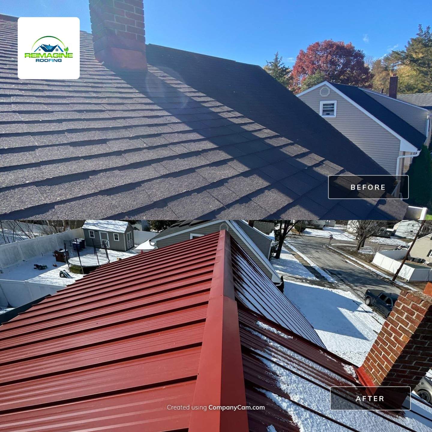  Colonial Red Standing Seam by Reimagine Roofing