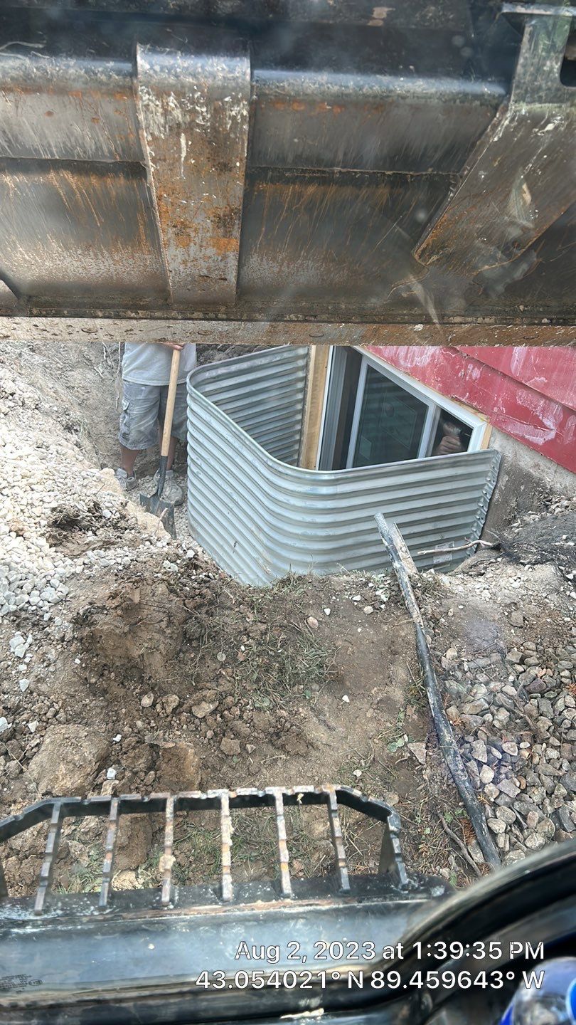 Egress Window using Provia Windows by Total Restoration Services