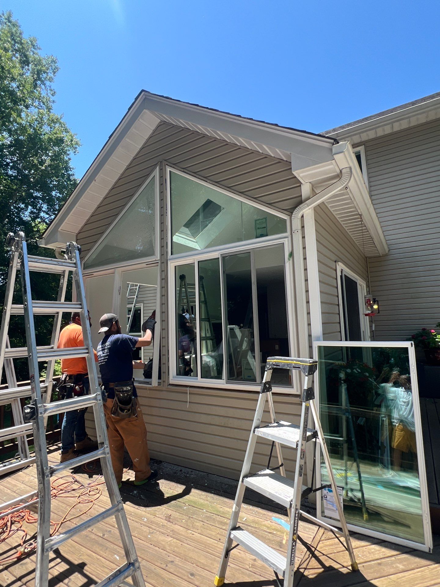 Whole house window replacement by Window Depot of Annapolis
