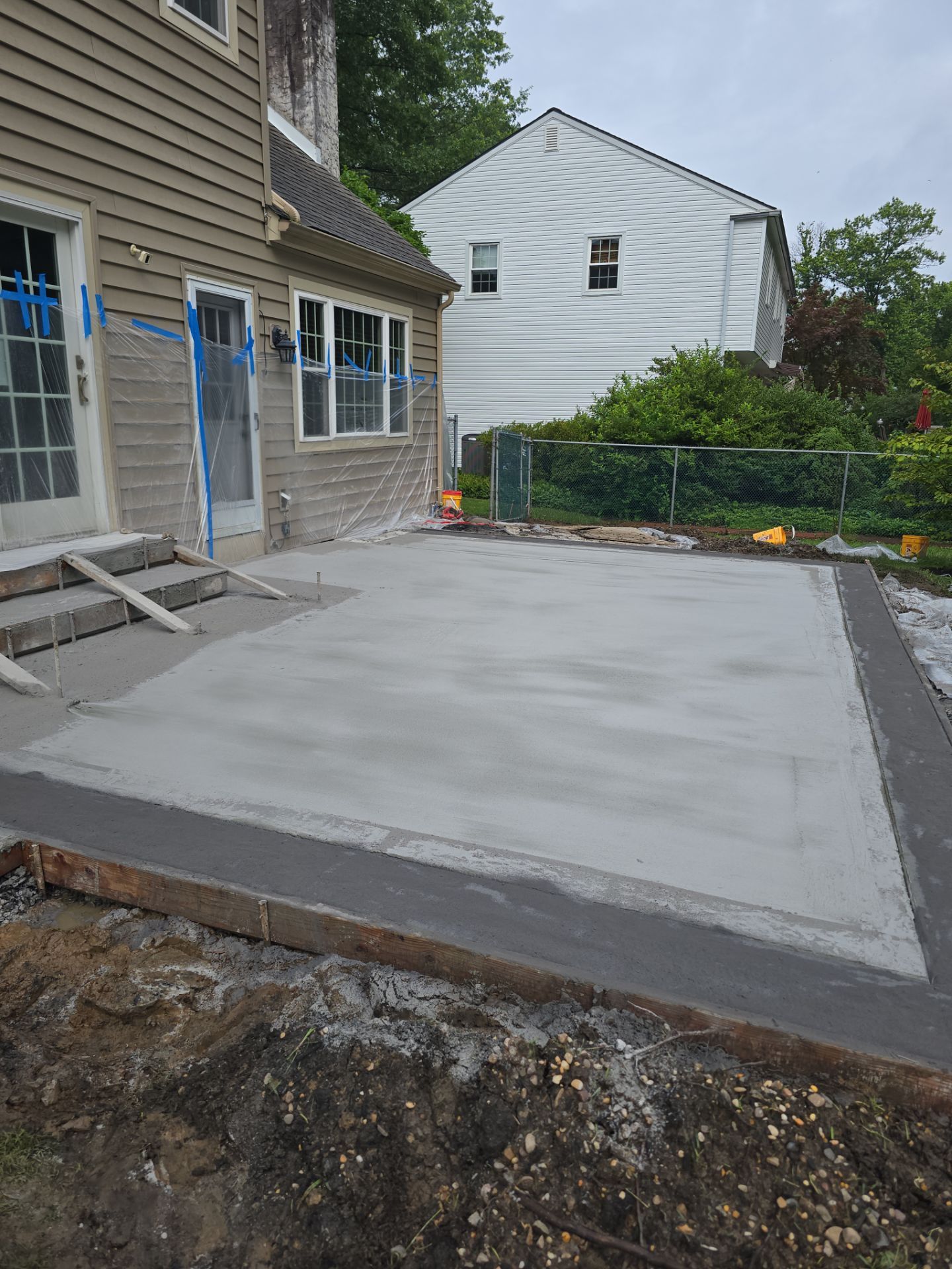 stamped concrete patio by Architectural Concrete Design