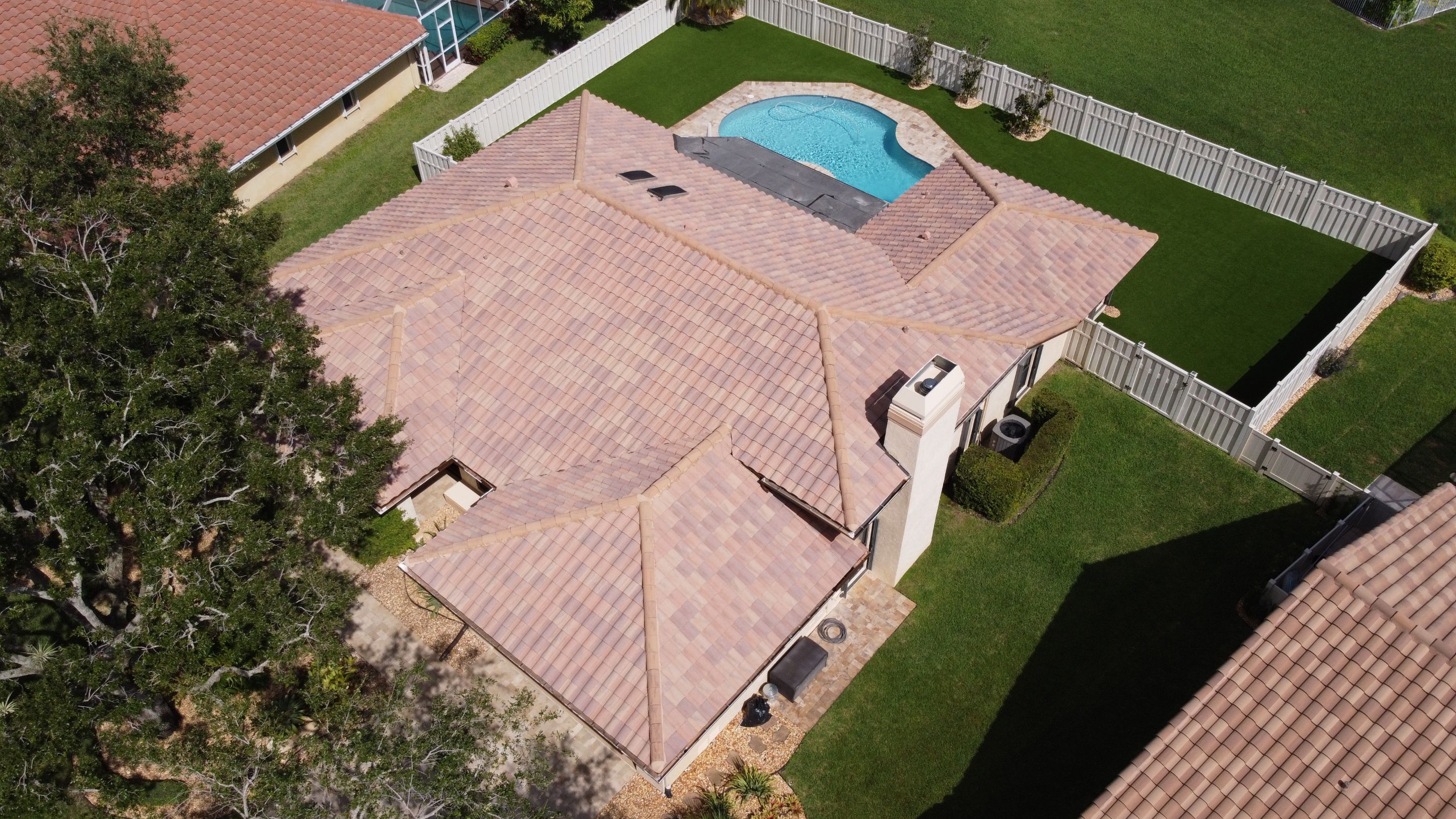 Residential Roofing Installation using 1" Nail strip metal roof by BLUES BROTHERS ROOFING