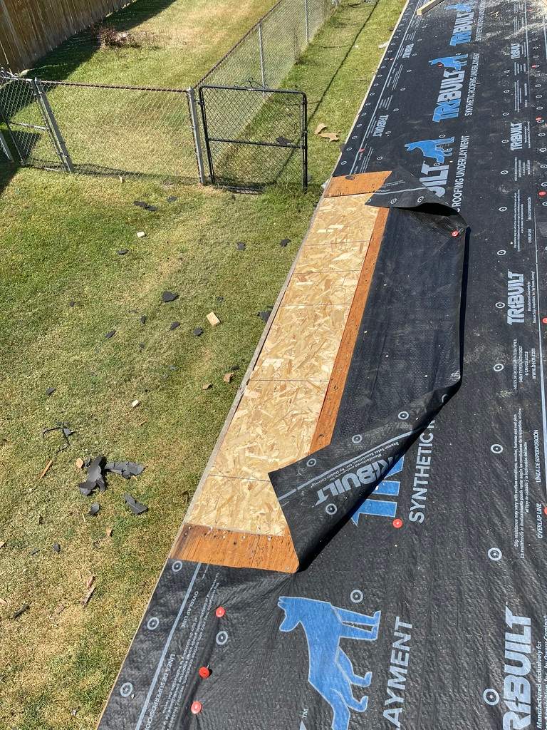 Residential Roofing Installation using Synthetic Underlayment & Replacing Rotted Decking by Black Coast Roofing