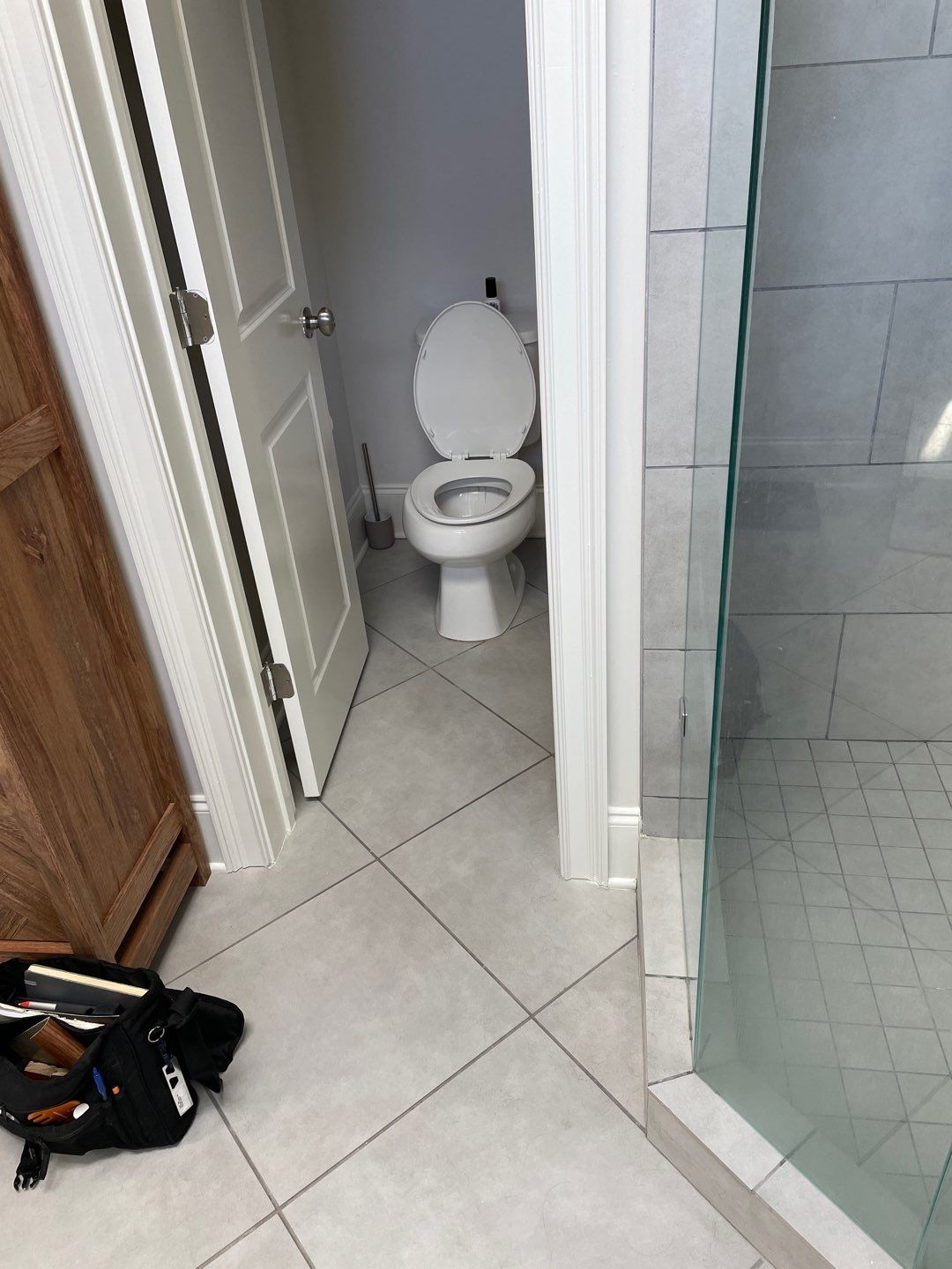 Glamorous Tile Shower Remodel by Footprints Floors of East Atlanta