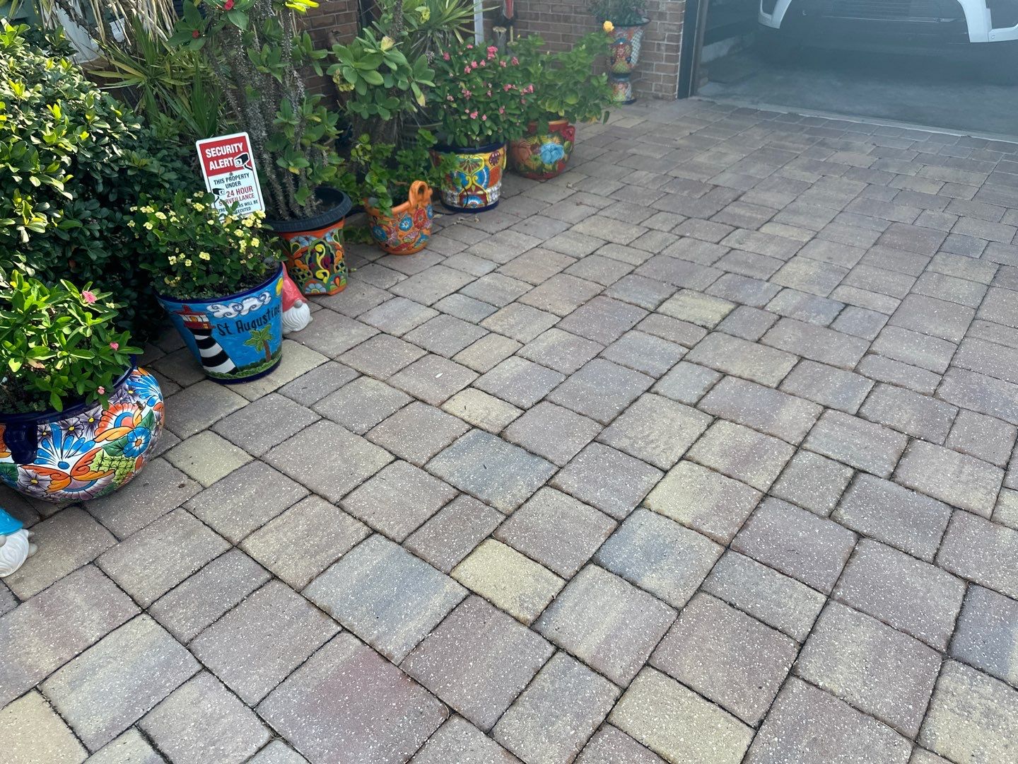 Paver Driveway and Patio using Concrete Sealant by DuraSeal