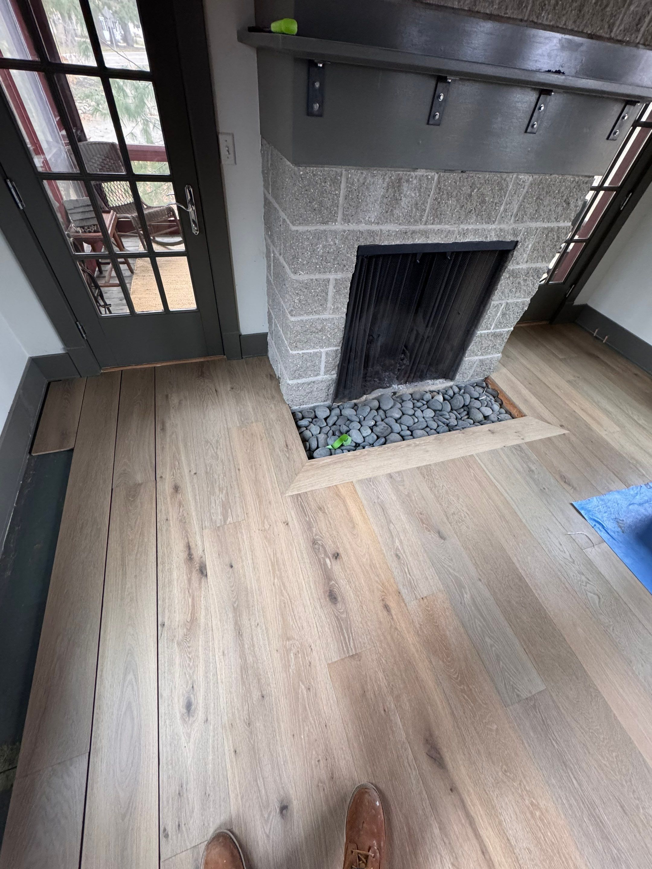 Duchateau Harmattan Hardwood with Matching Treads! by RTBaldwin Hardwood Floors