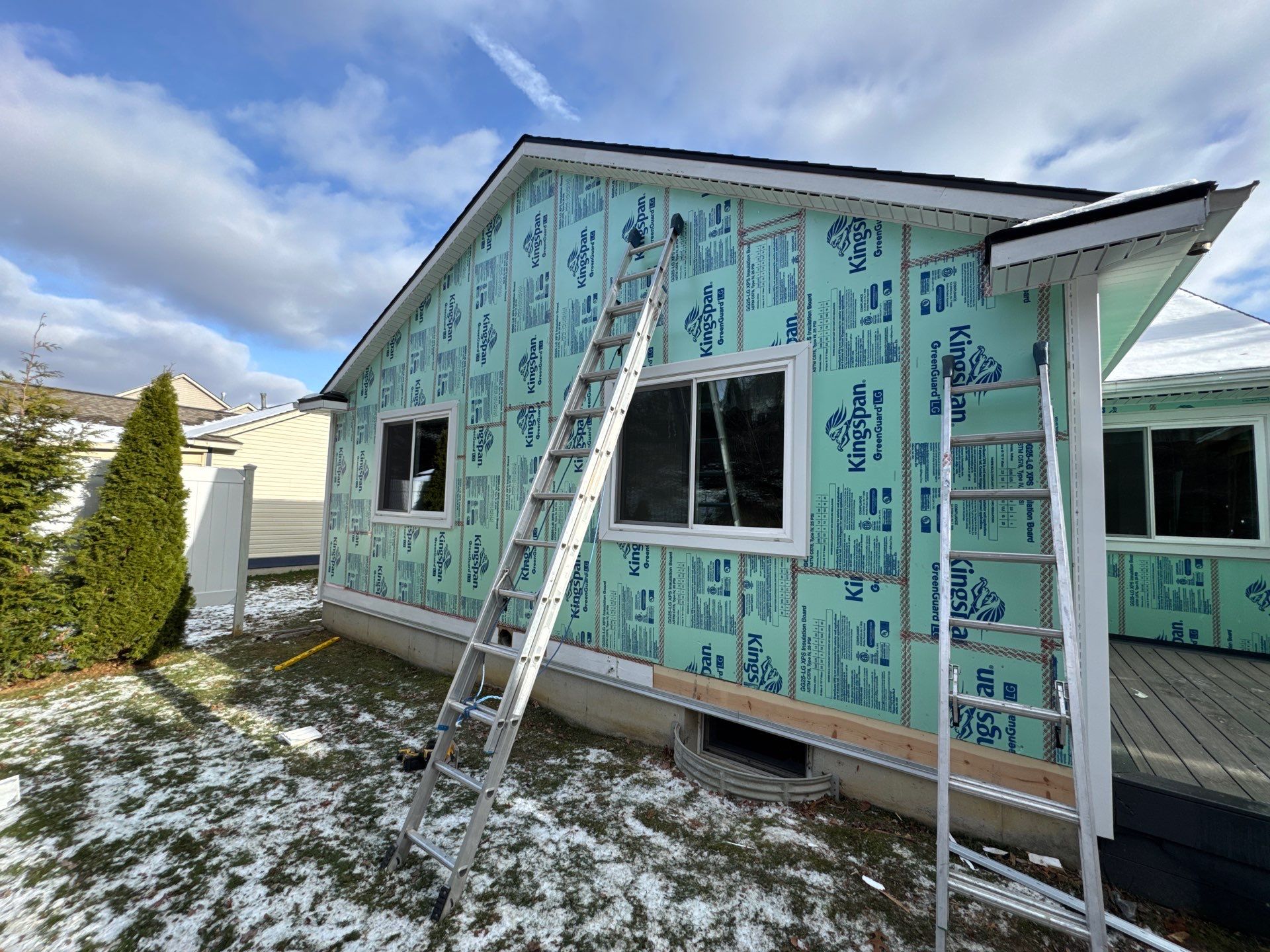 Siding Replacement using Alside Charter Oak D4.5" Riveria Dusk by 180 Contractors