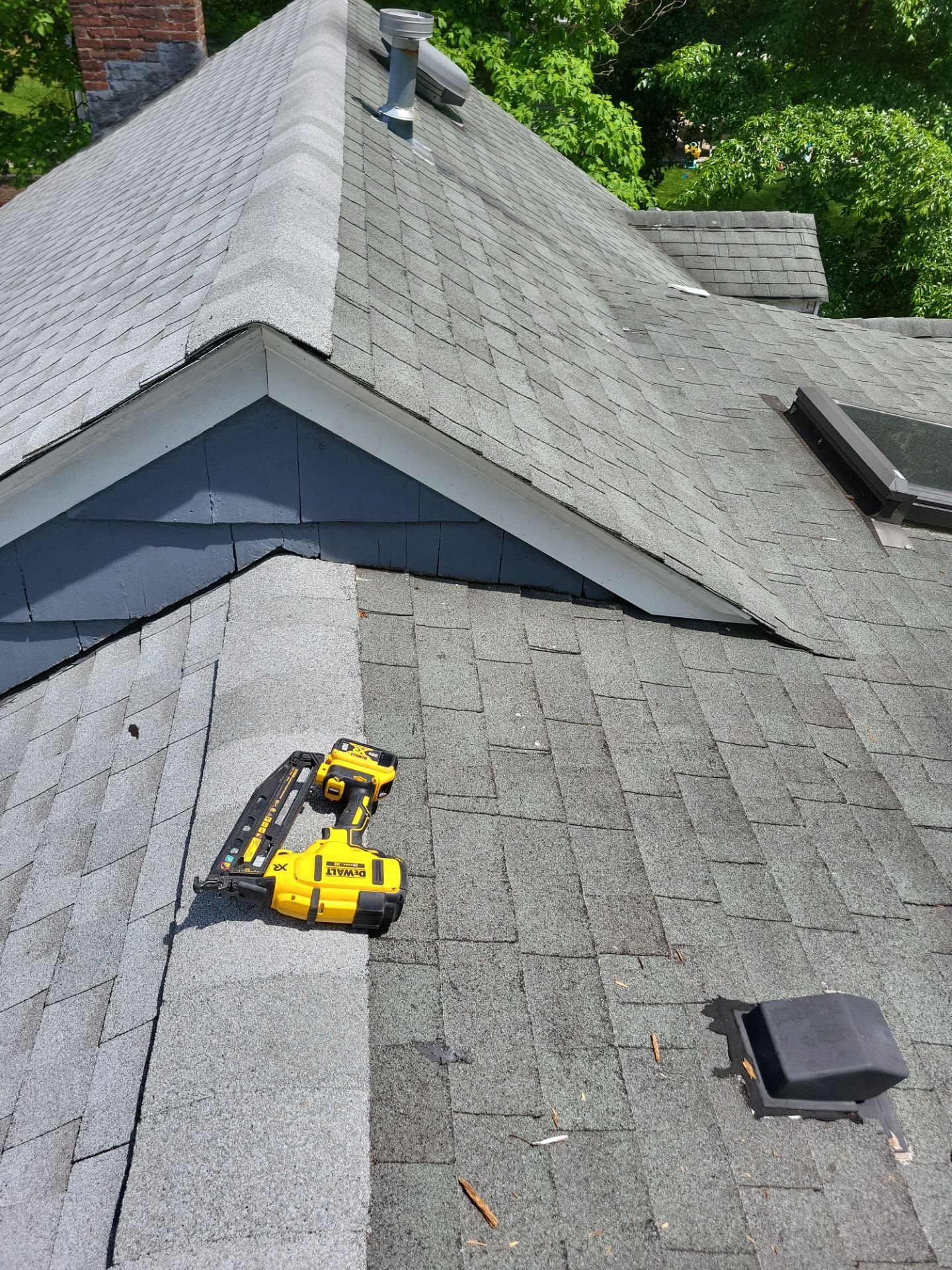 Exterior Painting and Cedar Shingle Siding Repair in Cedar Grove by Spectrum Painting, LLC