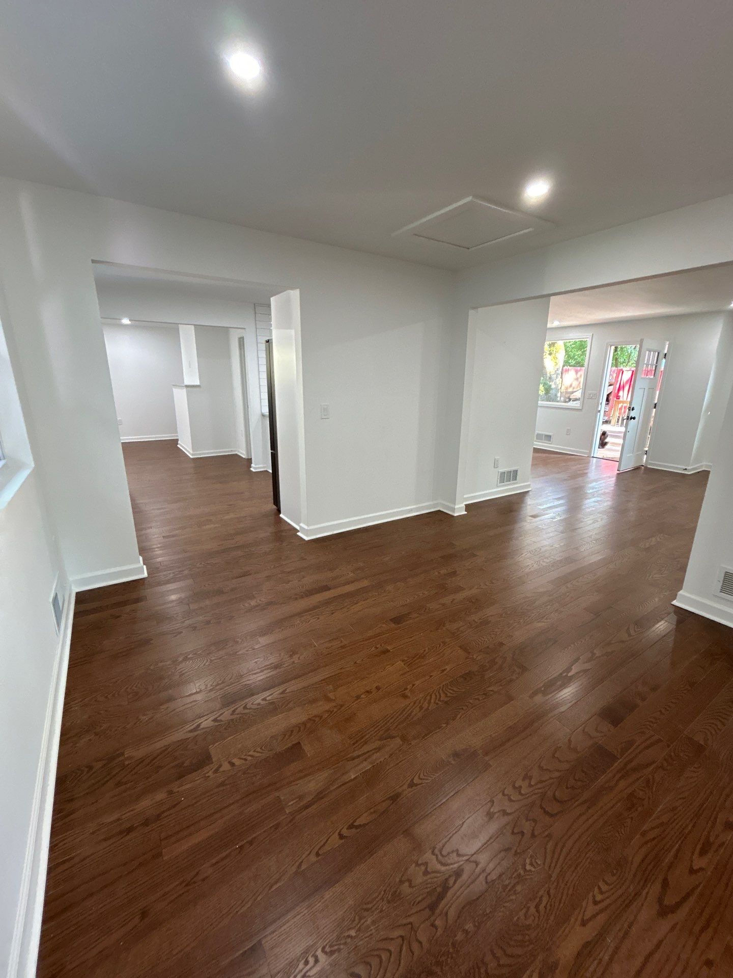 Replaced LVP with timeless solid oak by Footprints Floors of East Atlanta