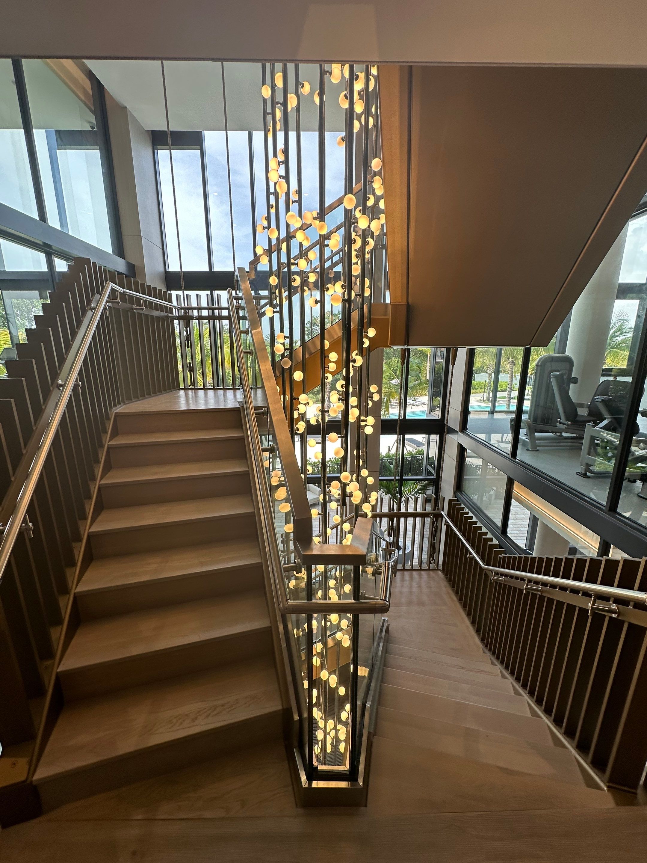 Custom Commercial Lobby in Hallandale Beach by Toledo Iron Works