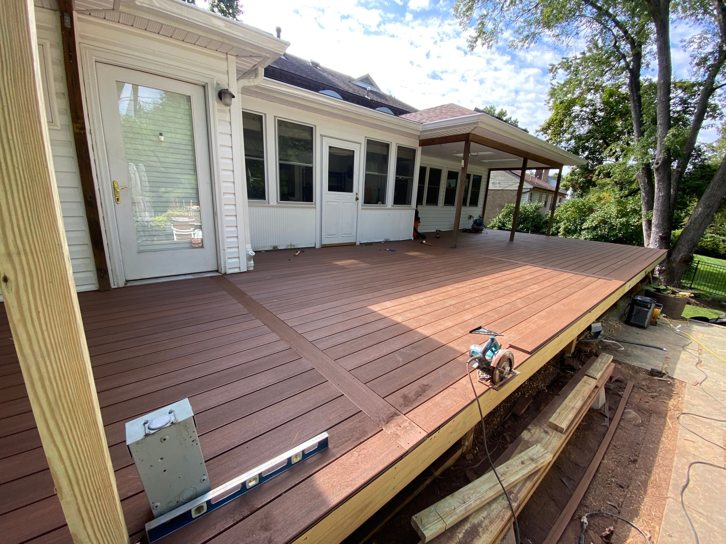 Deck Transformation using Timbertech & Azek by The Smet Companies, LLC