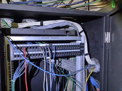 Structured cabling installation by CimaSolutions