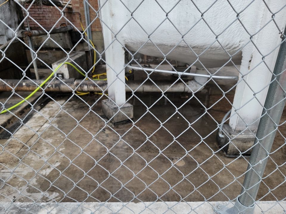 commercial pressure washing using Hot water by Northern Power Washing LLC.