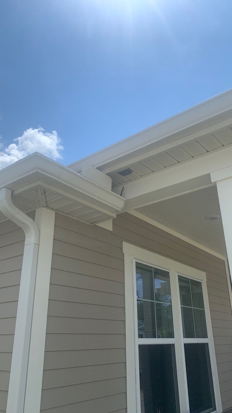 Seamless Gutter Installation Using 6 Inch K-Style Seamless Gutters by Gutter Professors