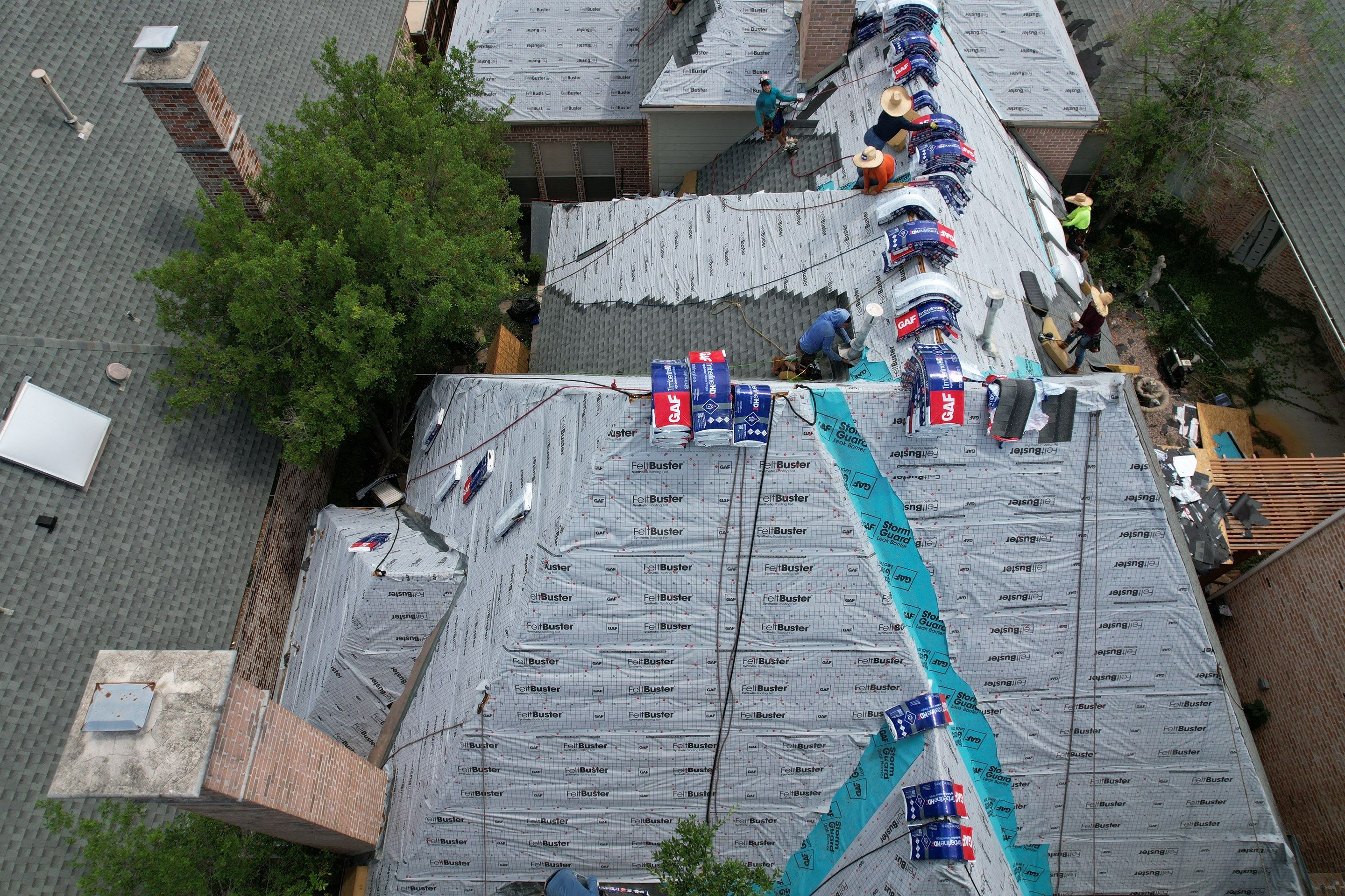 Project in Dallas by Zeus Exteriors