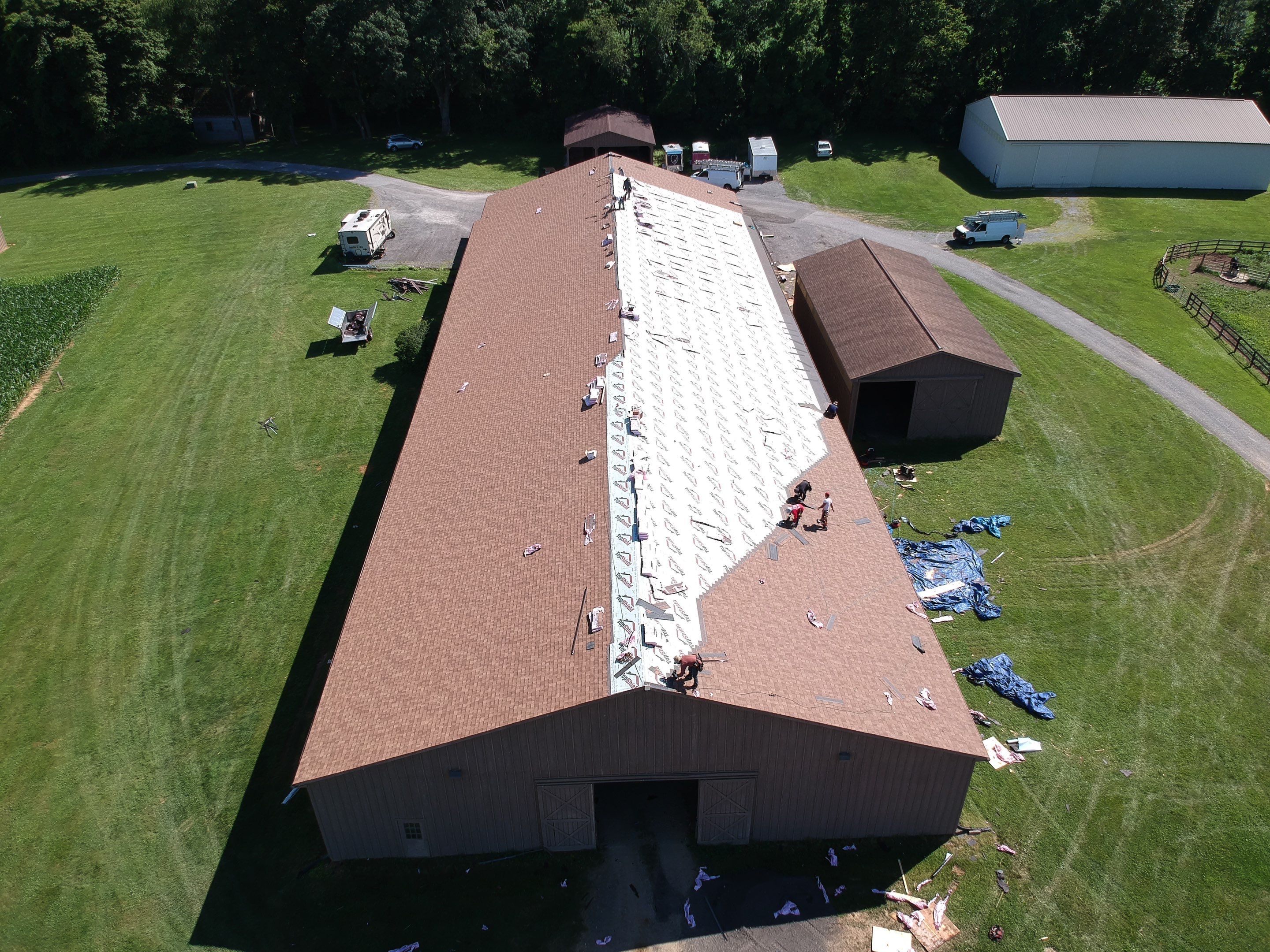Roof Replacement in Upperco, MD • Private Farm by Seipp Roofing, LLC
