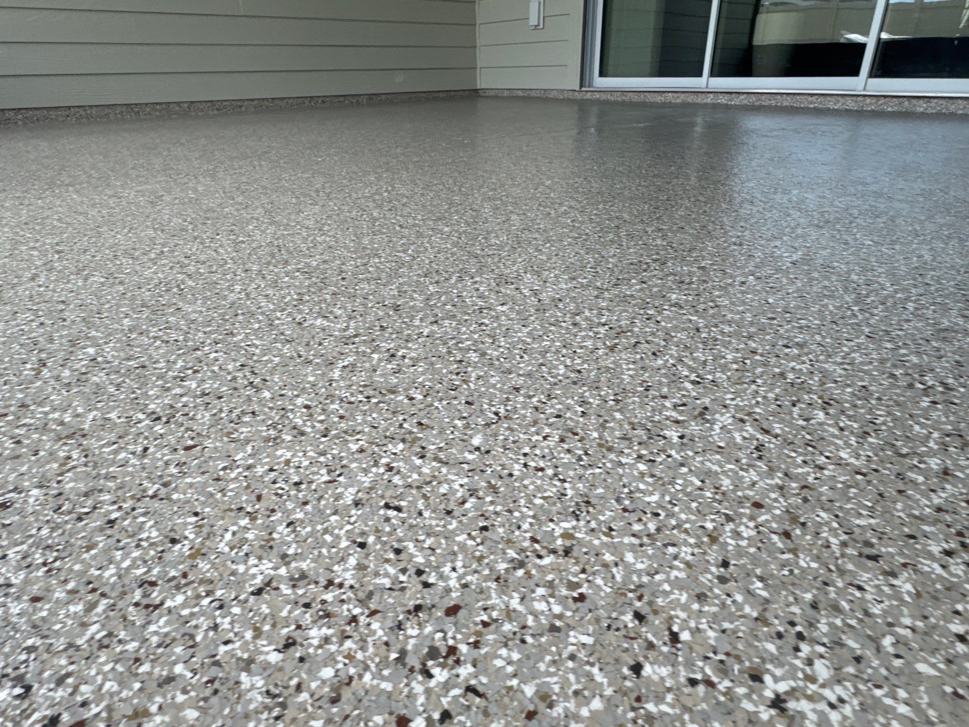 Porches Project in Newberry, FL in Pebble Beach by Cross Creek Concrete Coatings