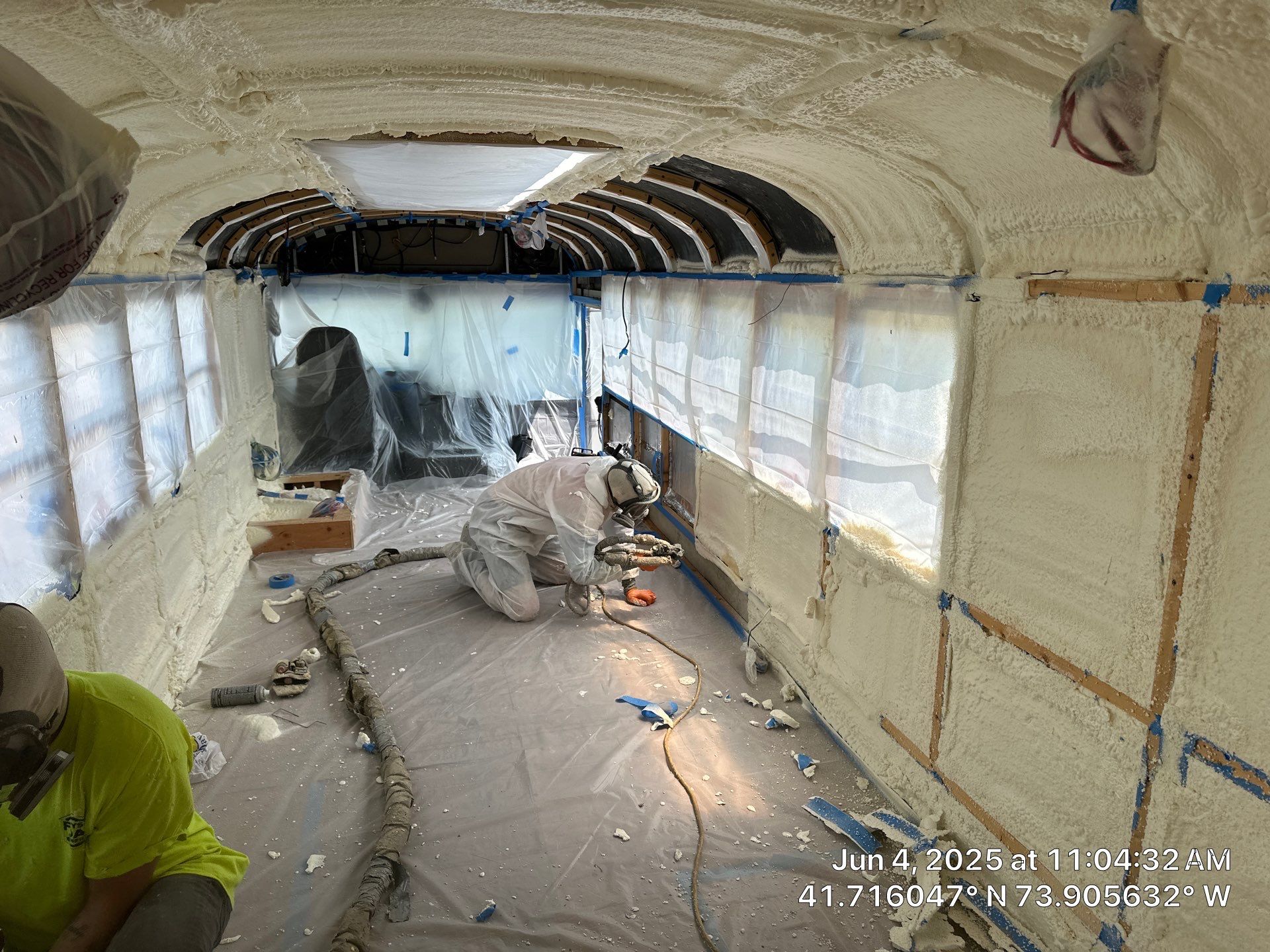 Spray Foam Insulation using Closed Cell Spray Foam by NYS Foam & Energy