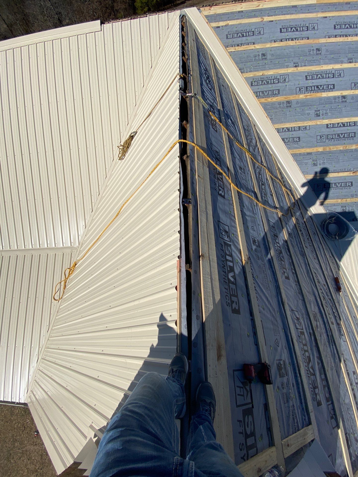 Residential Metal Roof Replacement using Reed's Metals: 26 GA. Colored Residential Metal Panels (Ivory) by Hostetler Roofing