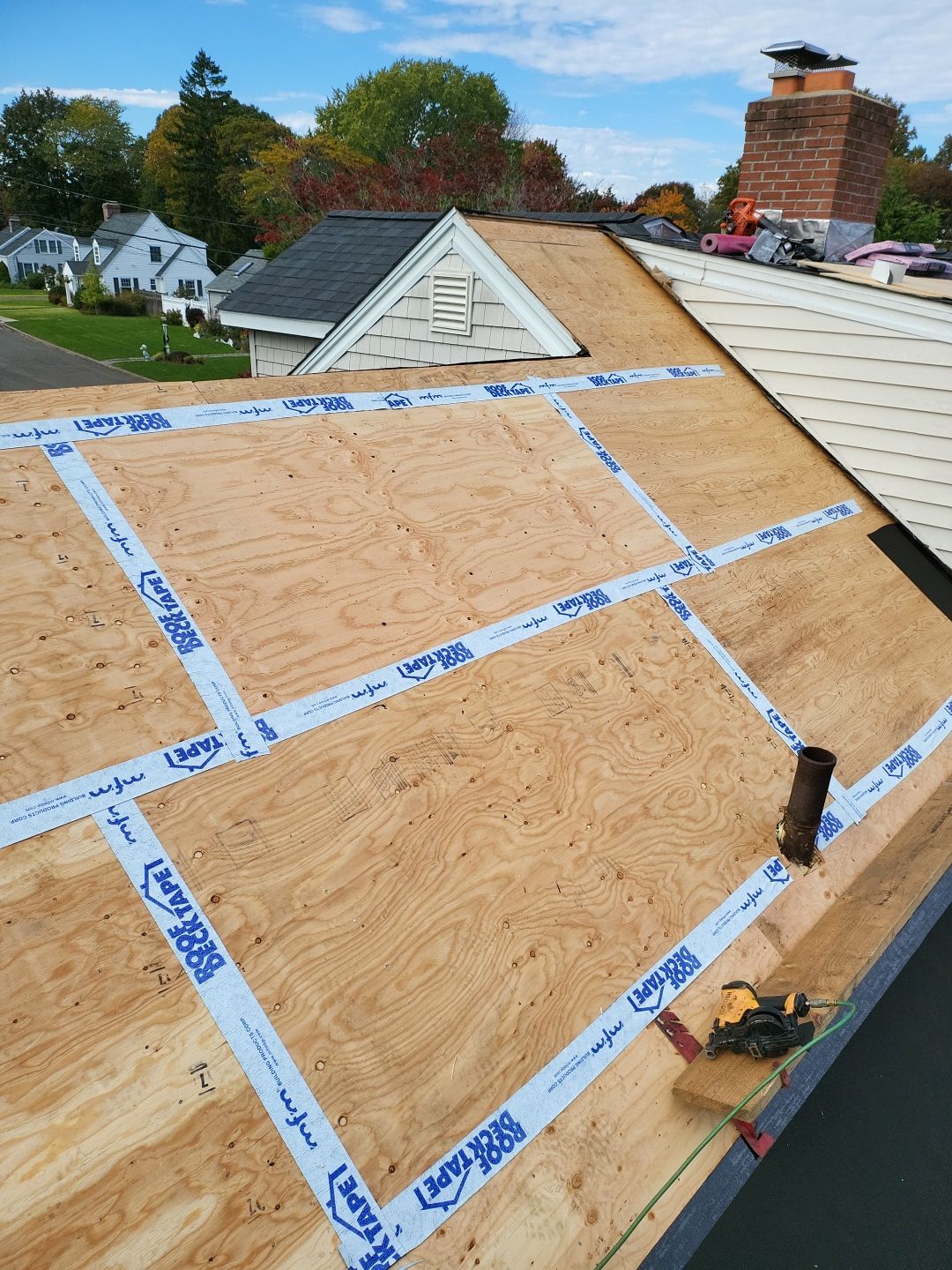 Residential Roofing Installation using Owens Corning Duration Onyx Black by A Plus Exterior