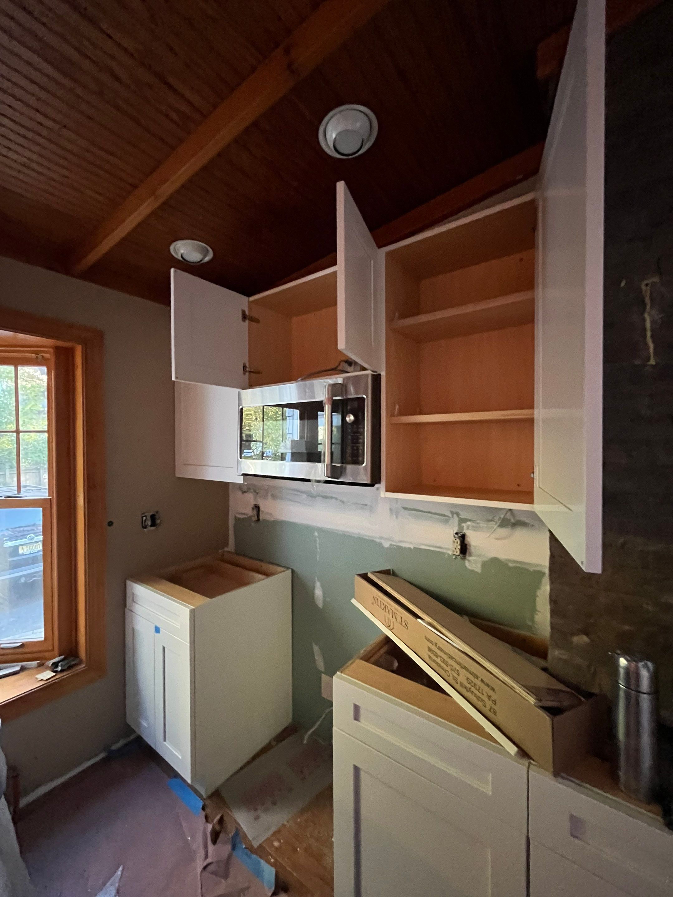 Kitchen Remodel using St. Martin Cabinetry by Custom Design Carpentry Inc