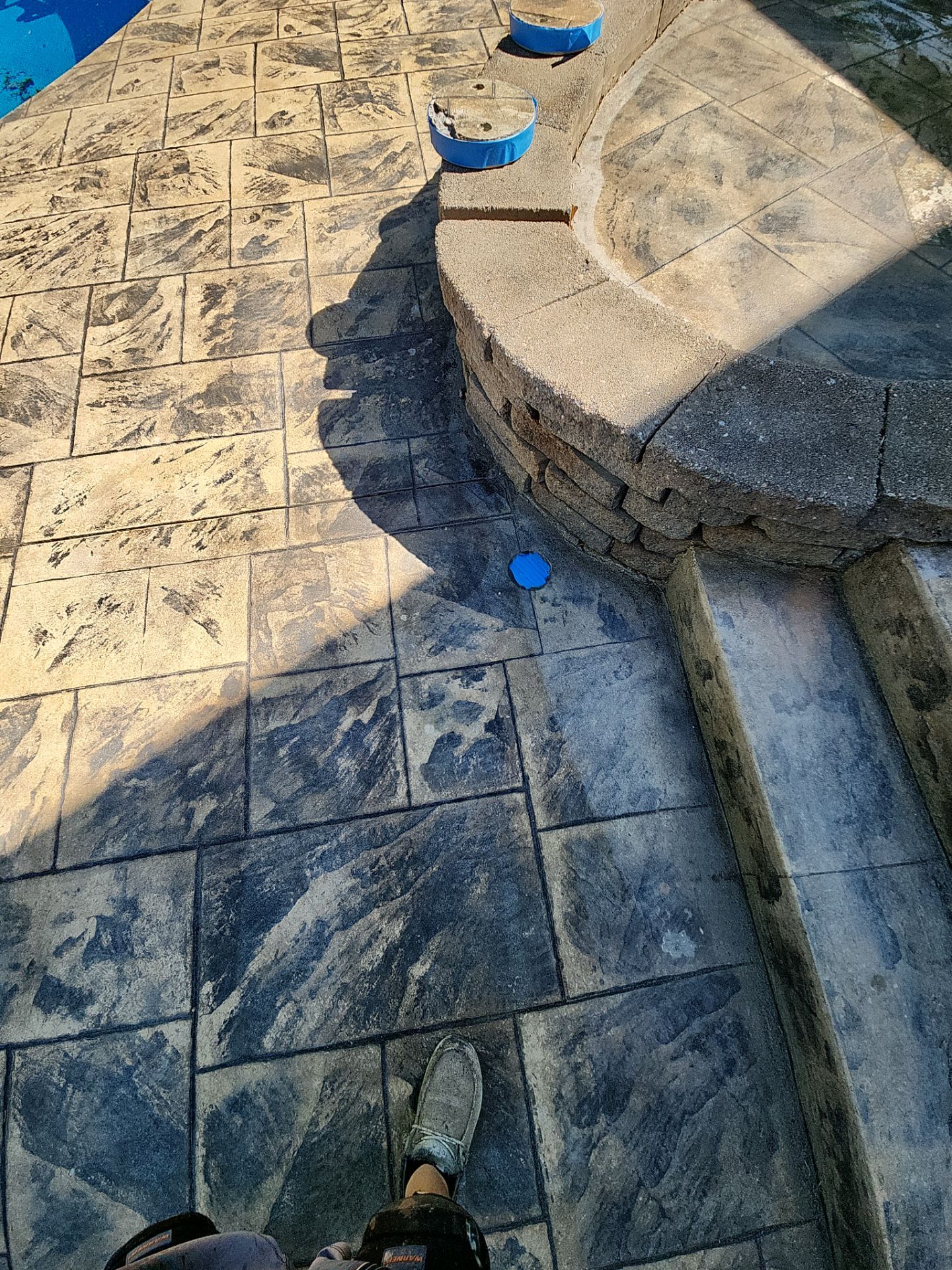 Pool Deck using AcryFin by DuraSeal