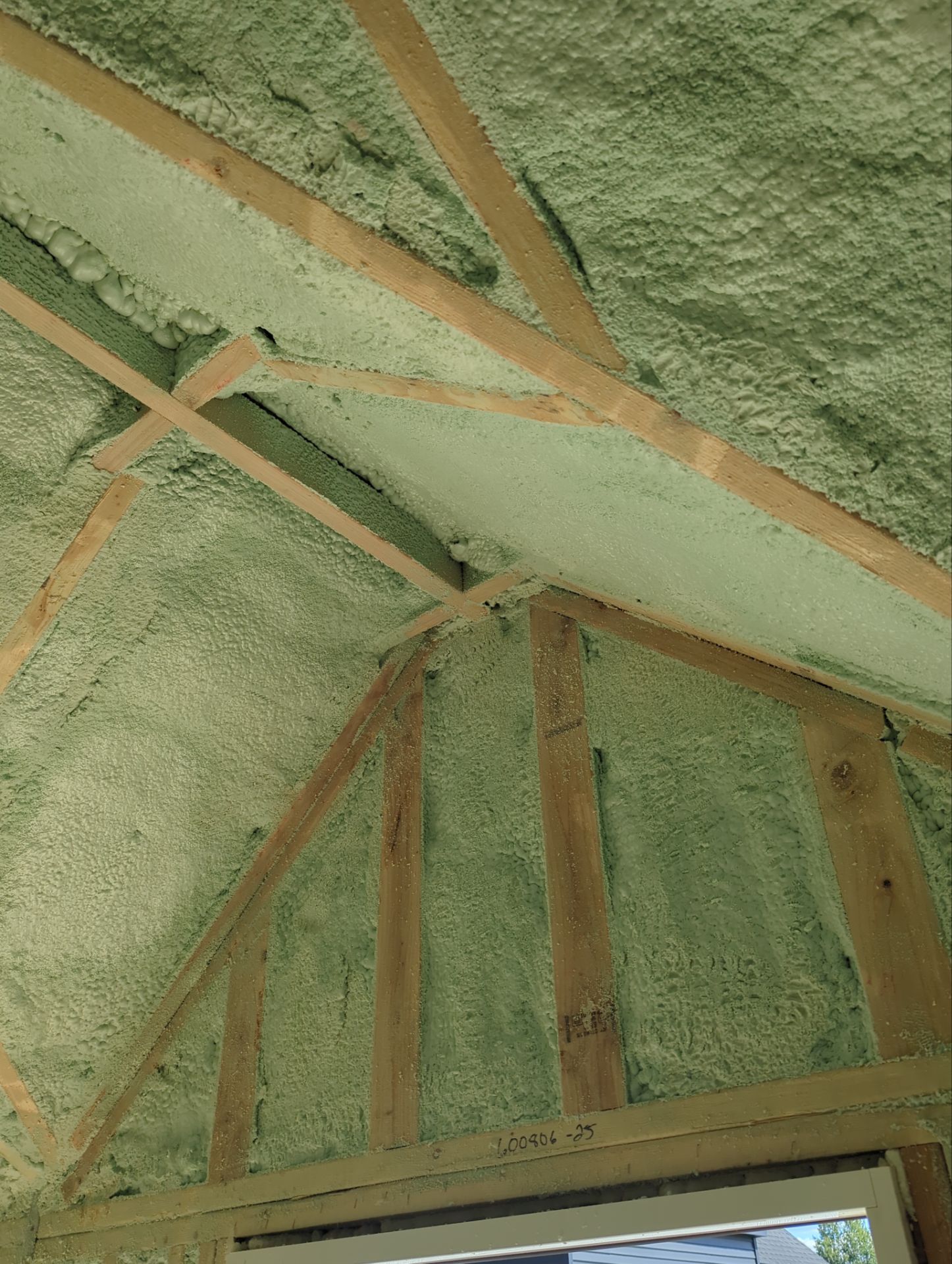 Exterior Walls using Closed Cell Spray Foam by NYS Foam & Energy