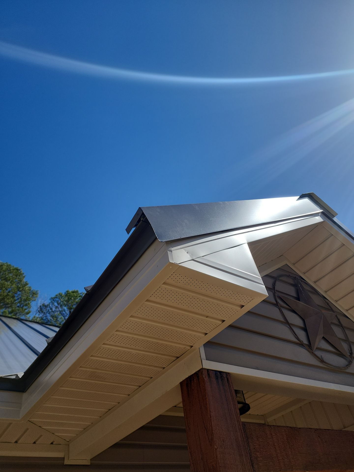 Residential Metal Roof Replacement using Reed's Metals: 26 GA. Standing Seam: Charcoal Grey by Hostetler Roofing