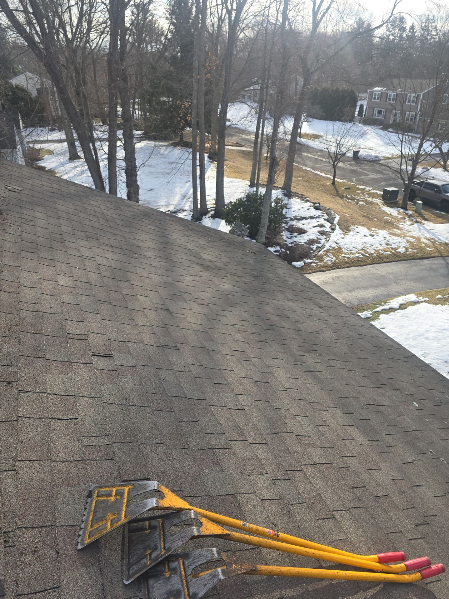 Residential Roofing Installation using Owens Corning Duration Driftwood Siding Installation Using Cedar Impressions Pacific Blue by A Plus Exterior