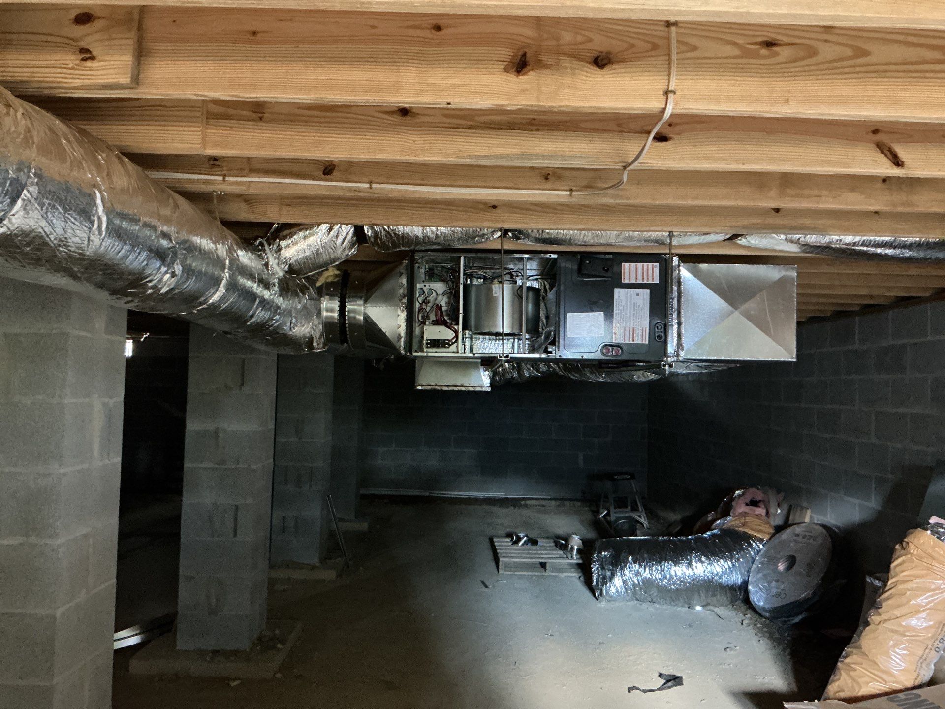 HVAC install for new construction by Elemental Heating and air conditioning LLC