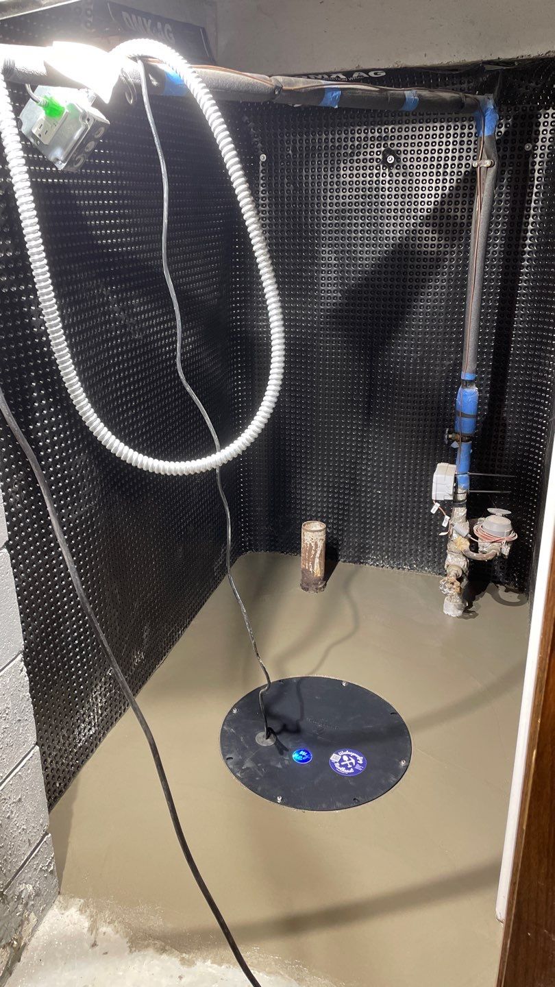 Interior Drain Tile & Sump Pump System in West Minneapolis by Waterproofing Northeast