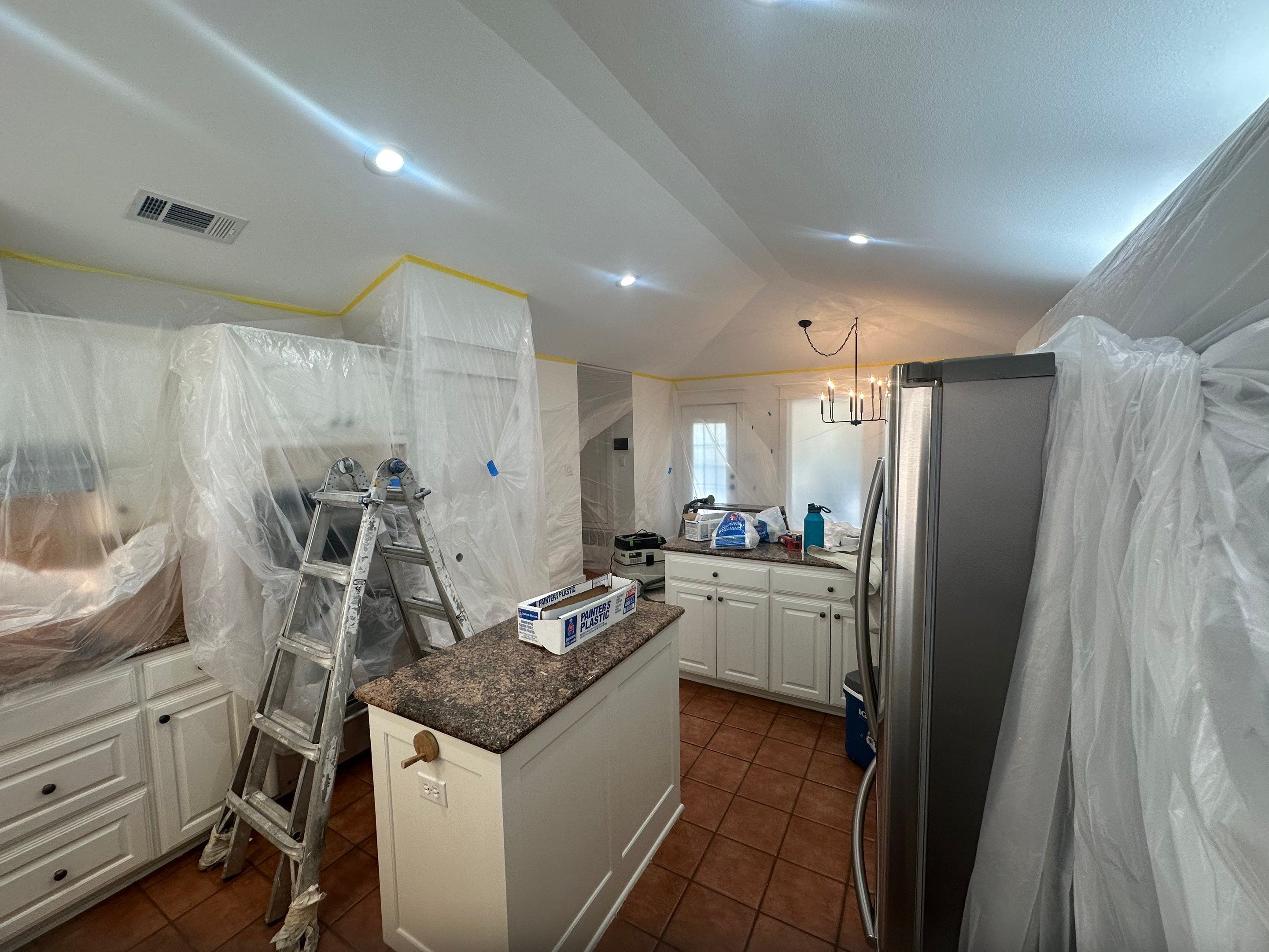Interior Kitchen Painting & Drywall Texturing – Longview, Texas by Quality Coats Painting