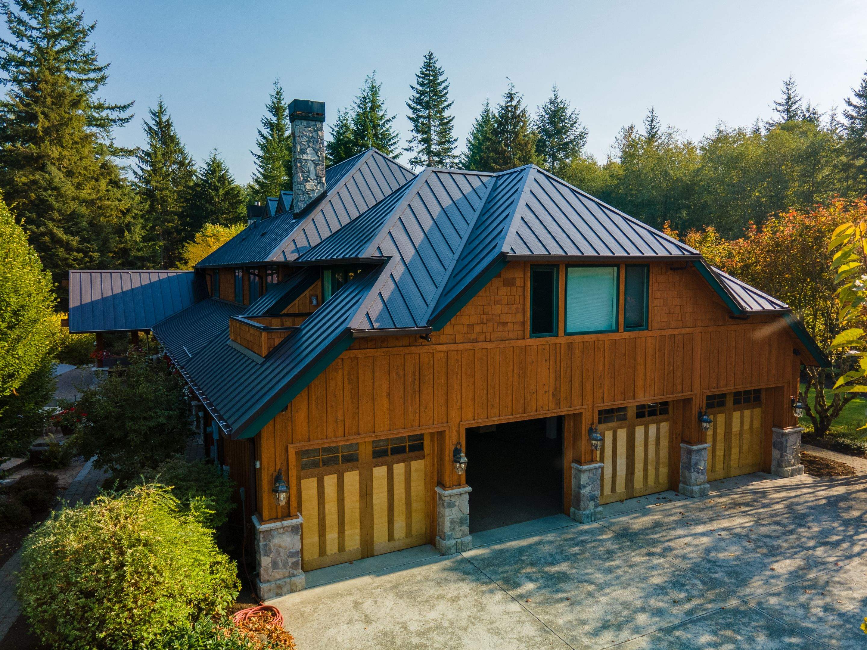 North Bend | Metal Panel Roof Project by Roofscapes NW