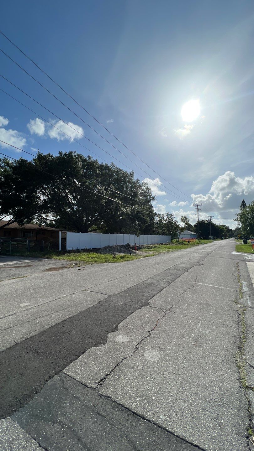 Bradenton, FL 6ft. Tall White Vinyl Privacy Fence  by Asap fence and gates, LLC