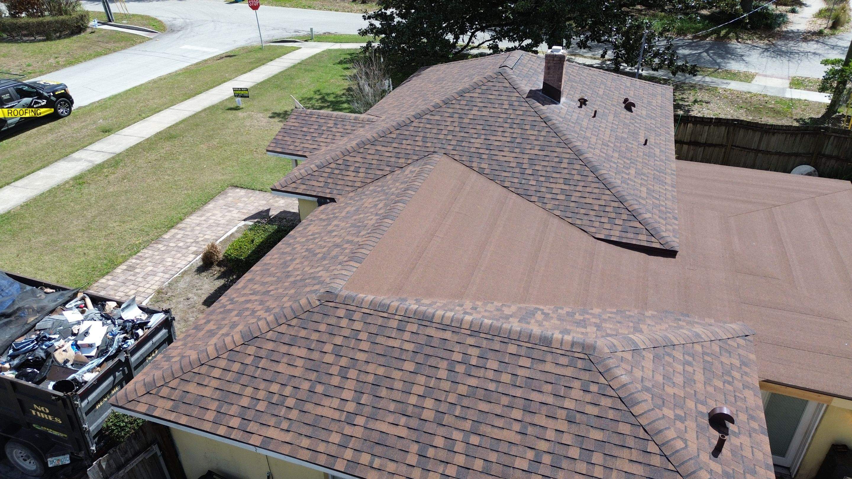 Residential Reroof by Gold Key Roofing