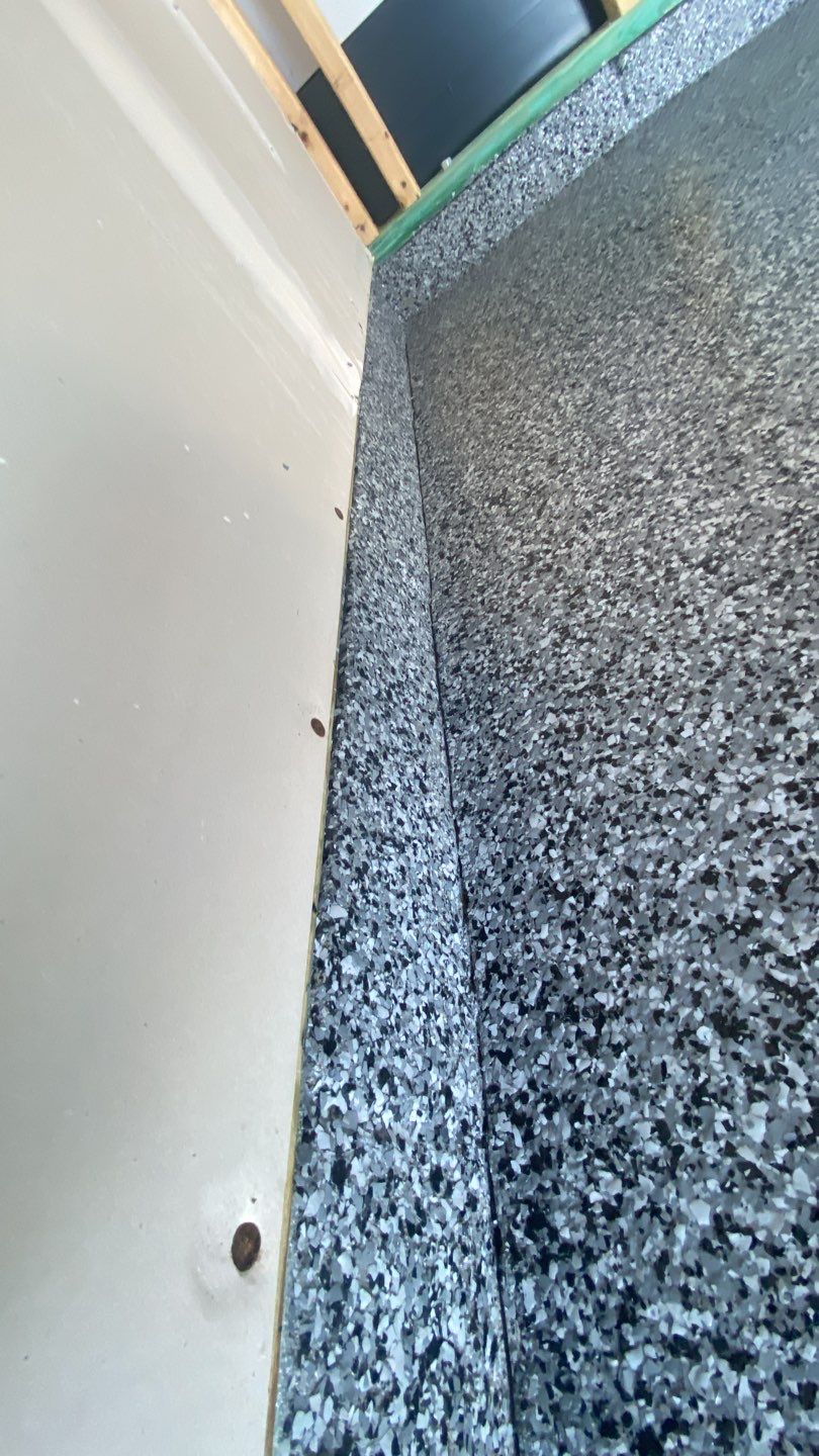Garage Floor using Smoke by Your1DayFloor.com