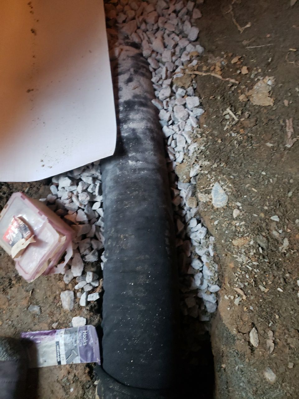 Crawl space encapsulation and exterior drainage by Power Wash Masters LLC
