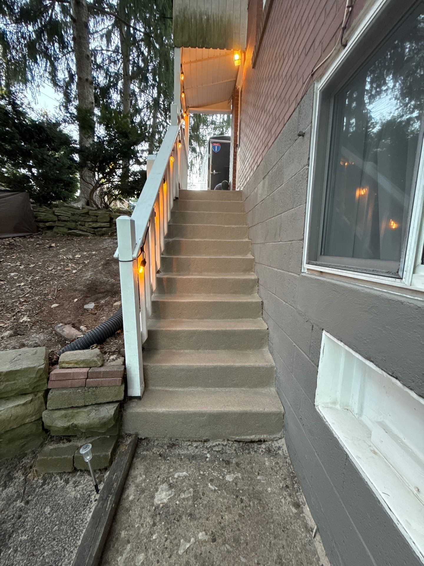 Garage + Steps + structural Repair Project in Pittsburgh by Floors in a Day, Inc