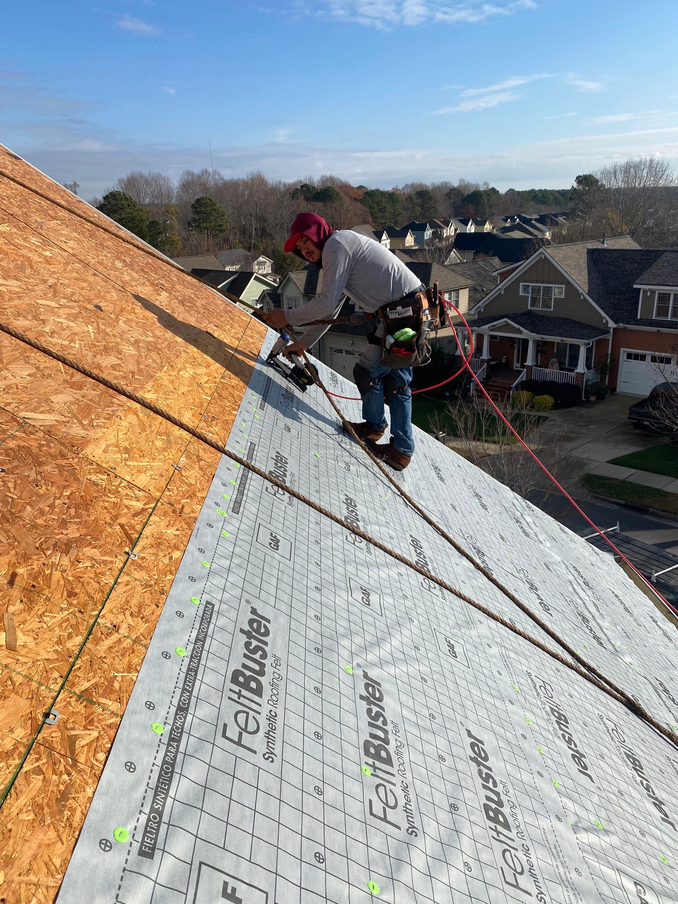 Roof Replacement - GAF Timberline HDZ Weathered Wood shingles  by Pro Performance Roofing